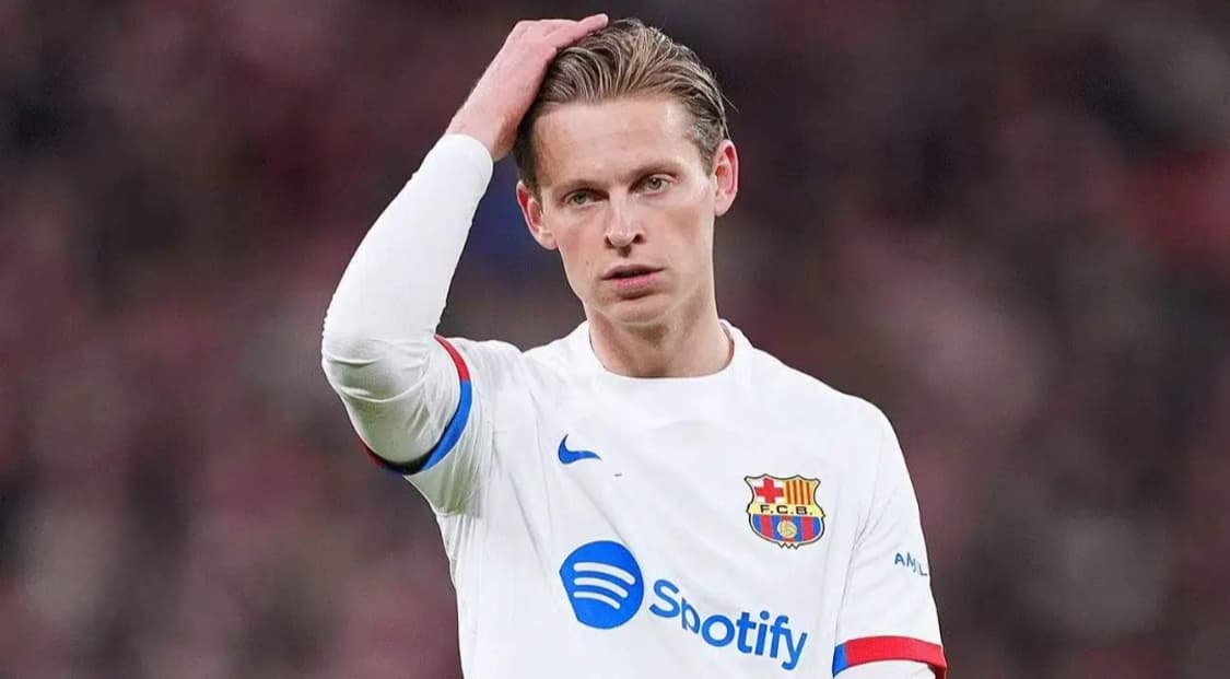 23-24 바르셀로나 어웨이 프랭키 더 용 유니폼 M사이즈 상품이미지9