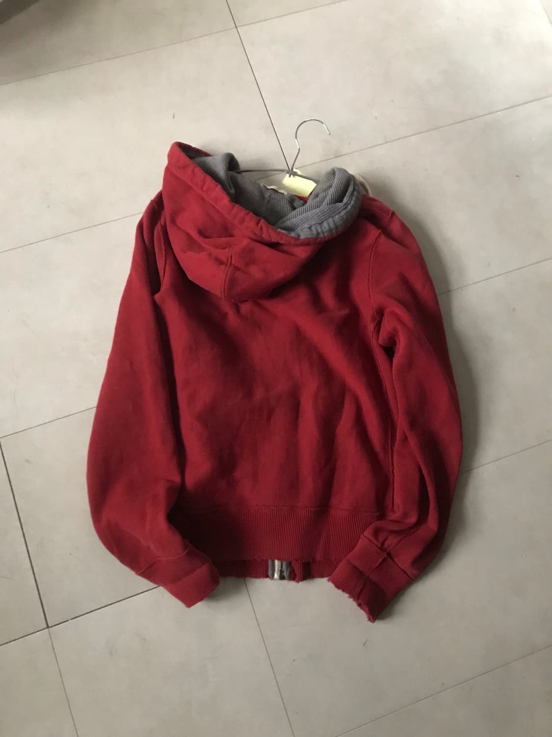 아베크롬비 레드 후드집업 상품이미지10