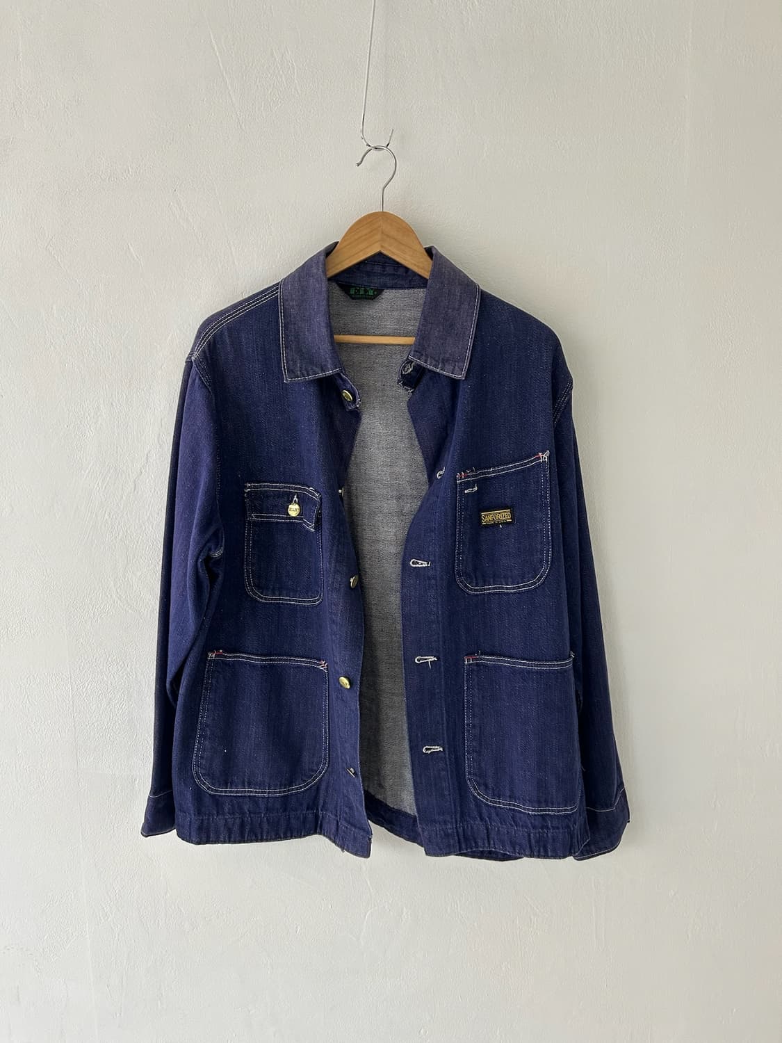 60-70's Ely Railroad Denim Chore Jacket. 상품이미지10