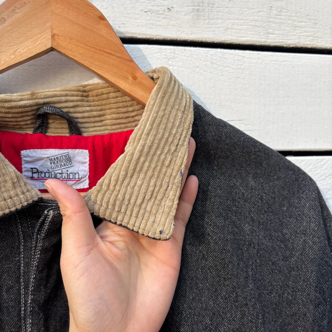 90s 마리떼 프랑소와 저버 데님 자켓 상품이미지5