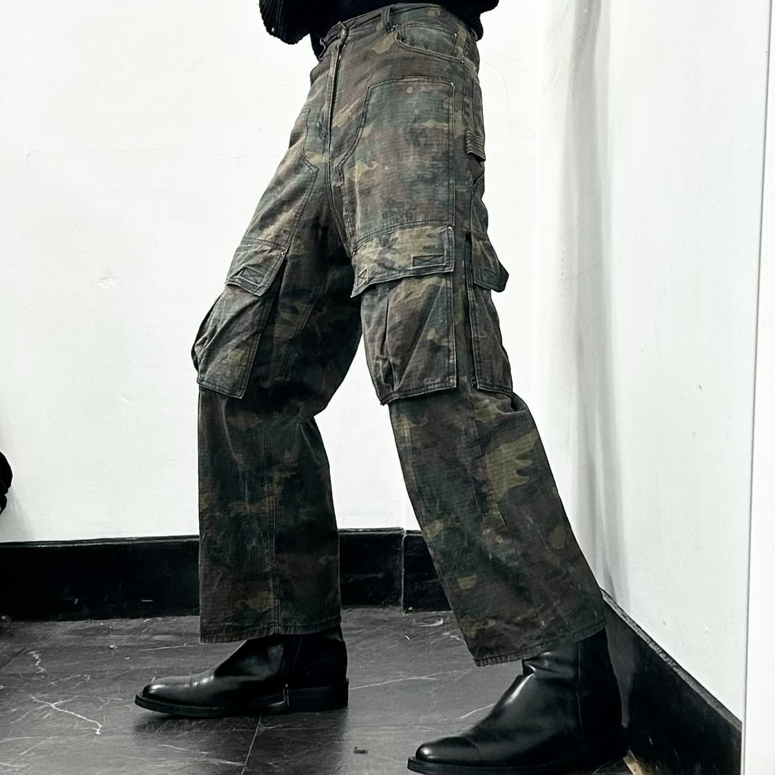 메종 미네드 립스탑 카모 카펜터 카고 팬츠 상품이미지1