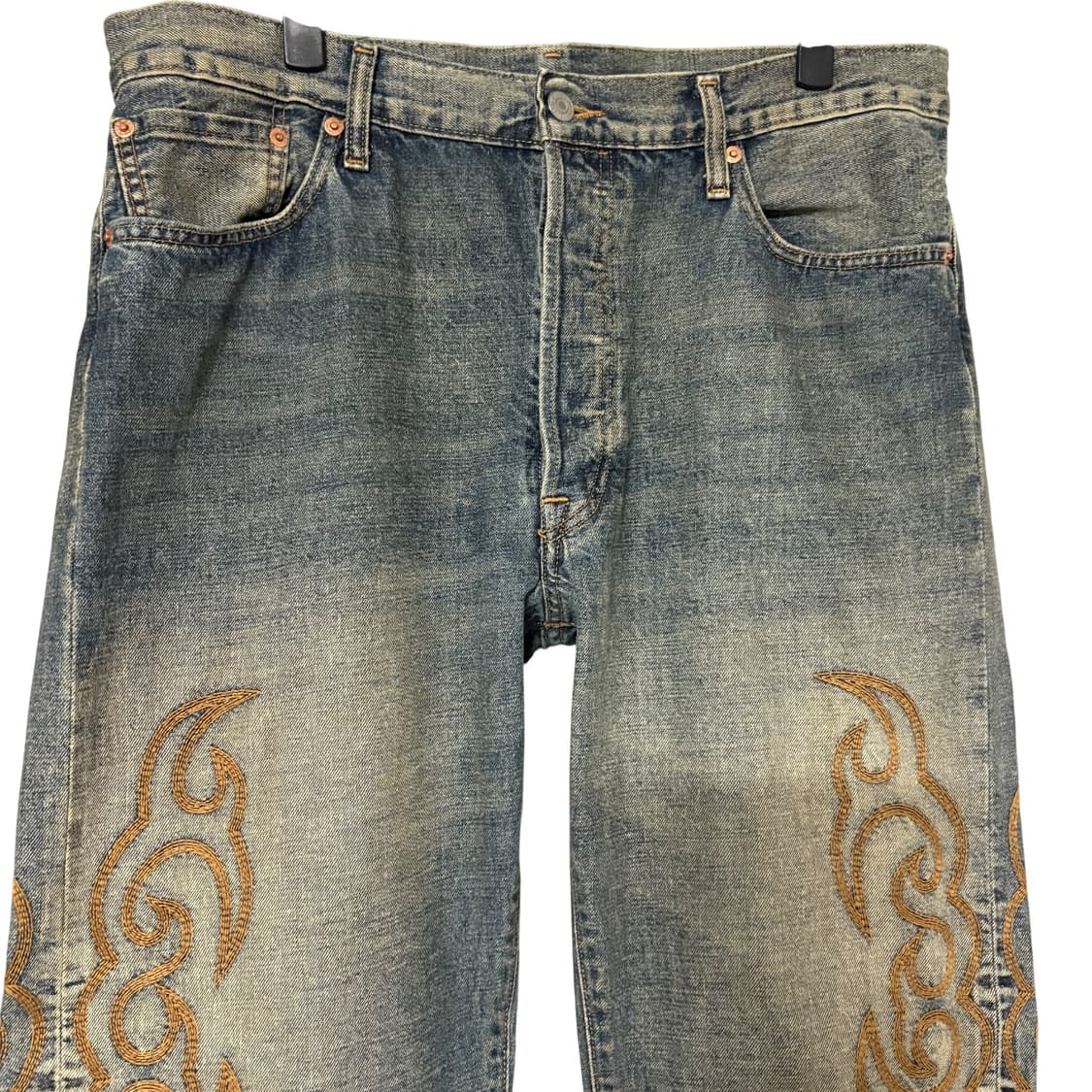 리바이스 데님티어스 콜라보 웨스턴 셀비지 501 데님팬츠 36 x 34 상품이미지2