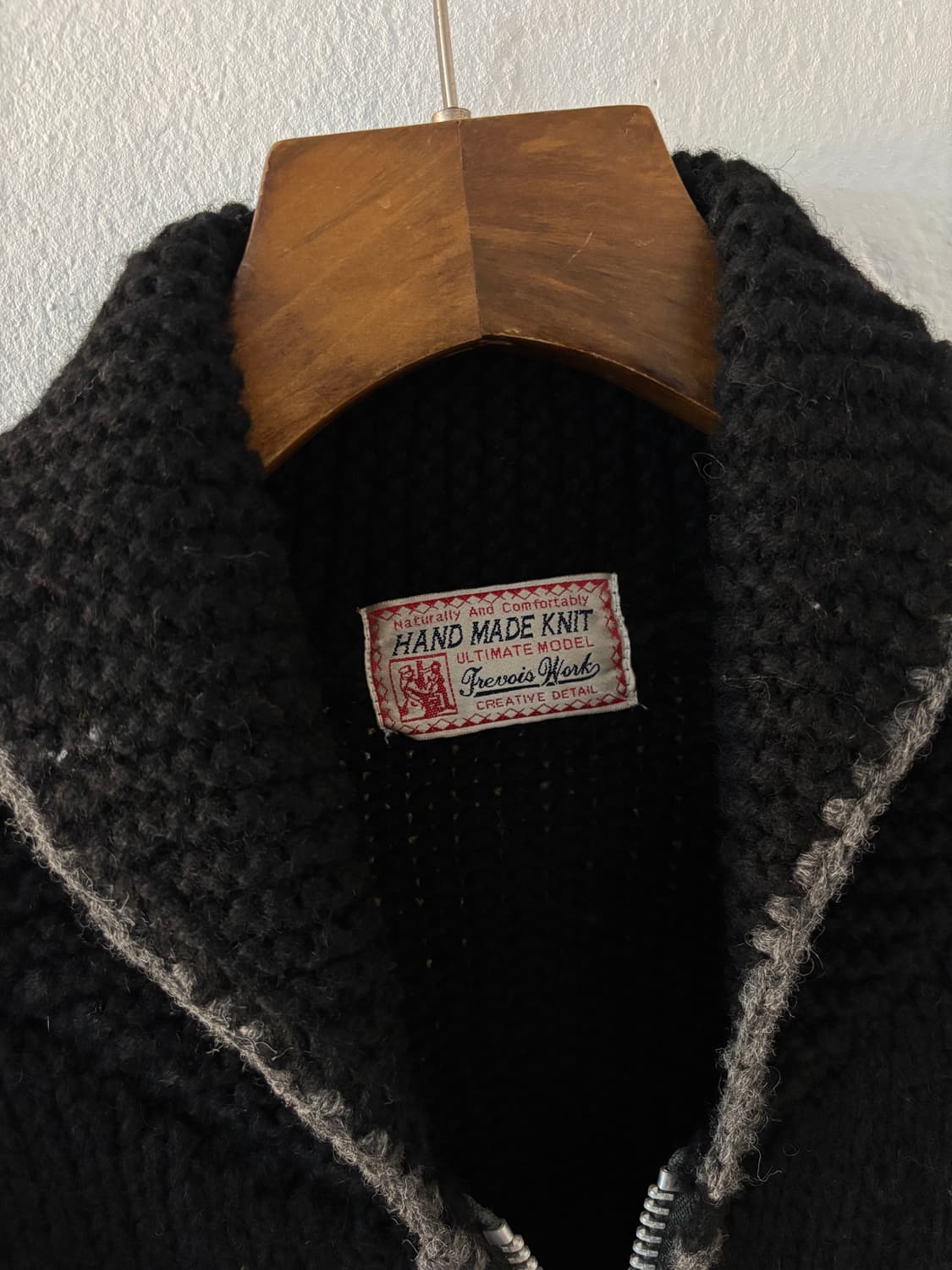 90s 빈티지 헤비울 코위찬 상품이미지8