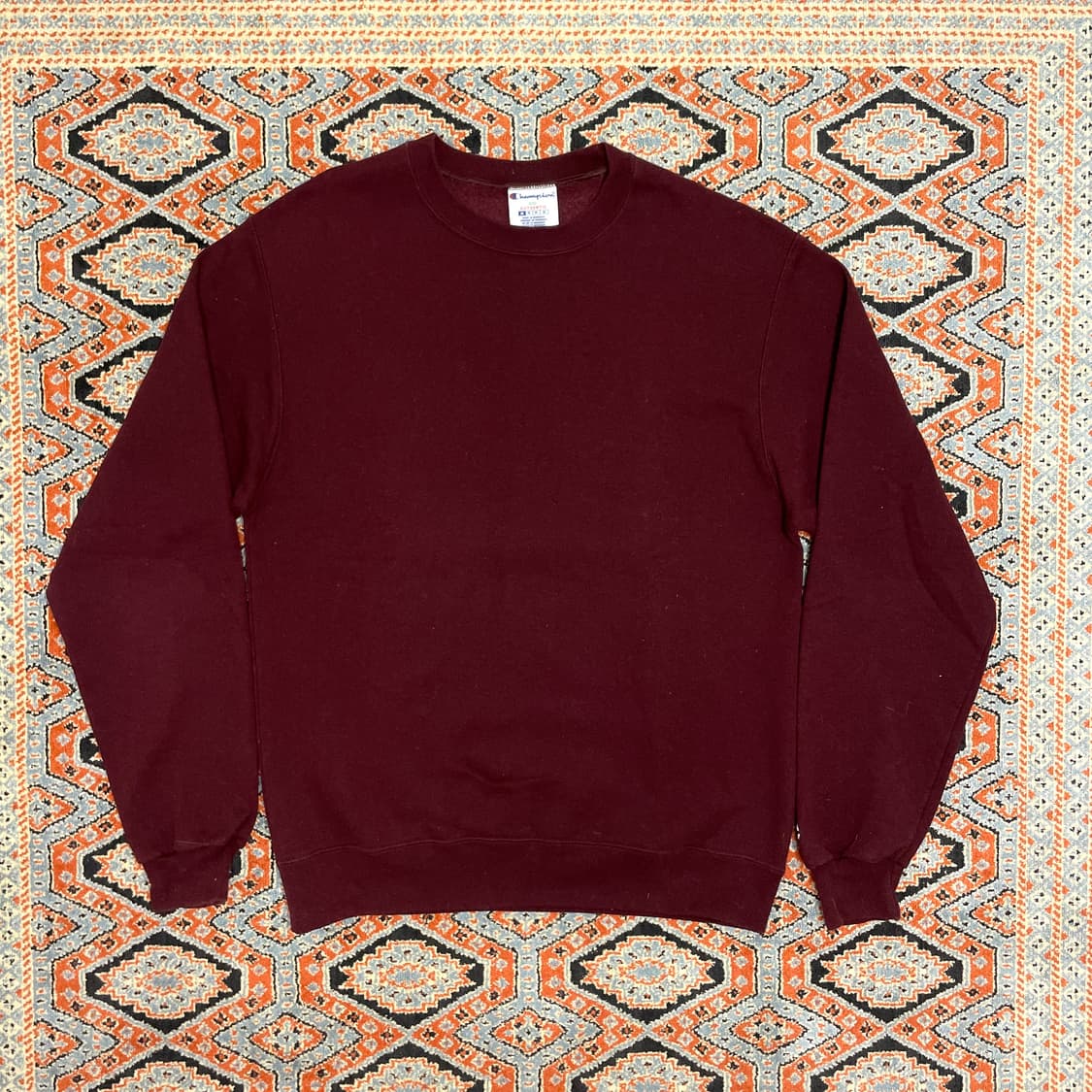 챔피온 버건디 기모 맨투맨 남성M 상품이미지1