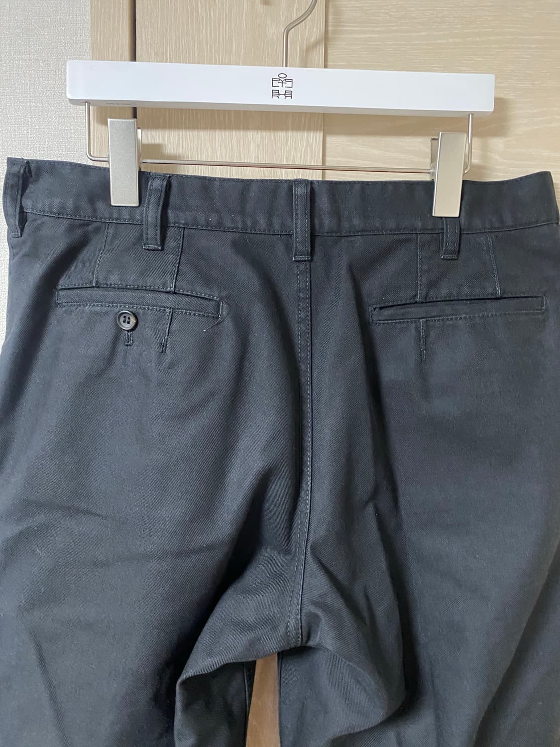 꼼데가르송 옴므 듀스 코튼 트라우저 블랙 XL 상품이미지8