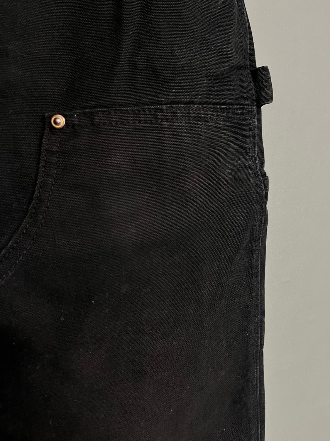 칼하트 US 더블니 블랙 31x32 상품이미지5