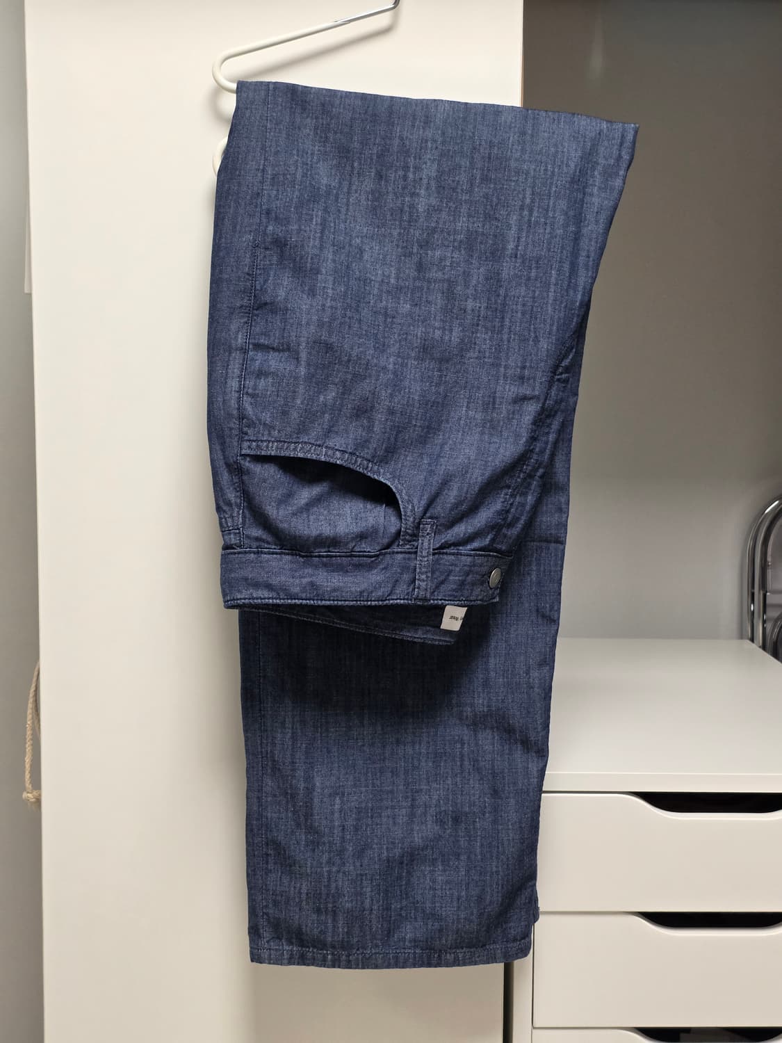 스테디에브리웨어 릴렉스드 샴브레이 팬츠 팝니다 상품이미지2