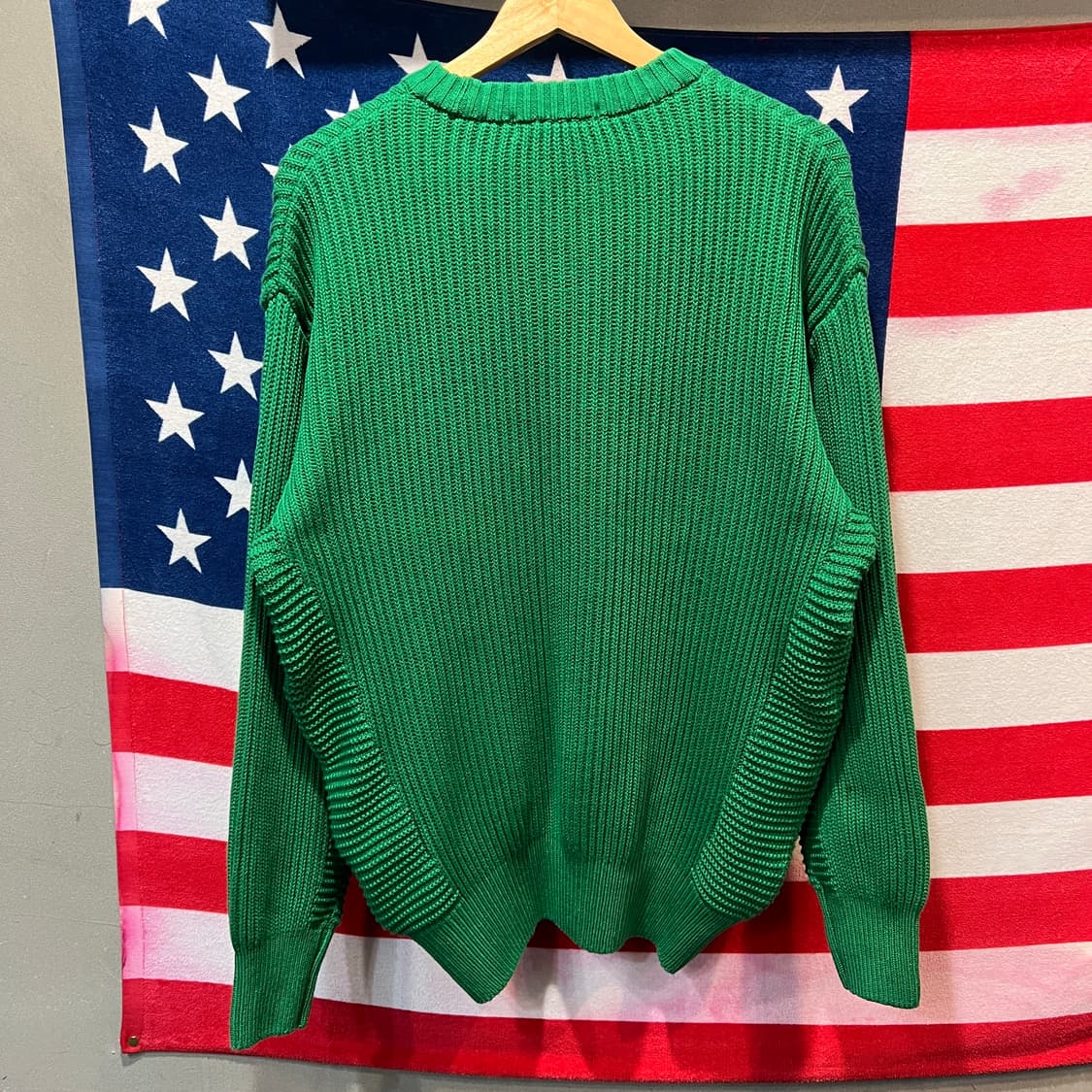 니티드 그린 니트 스웨터 상품이미지2