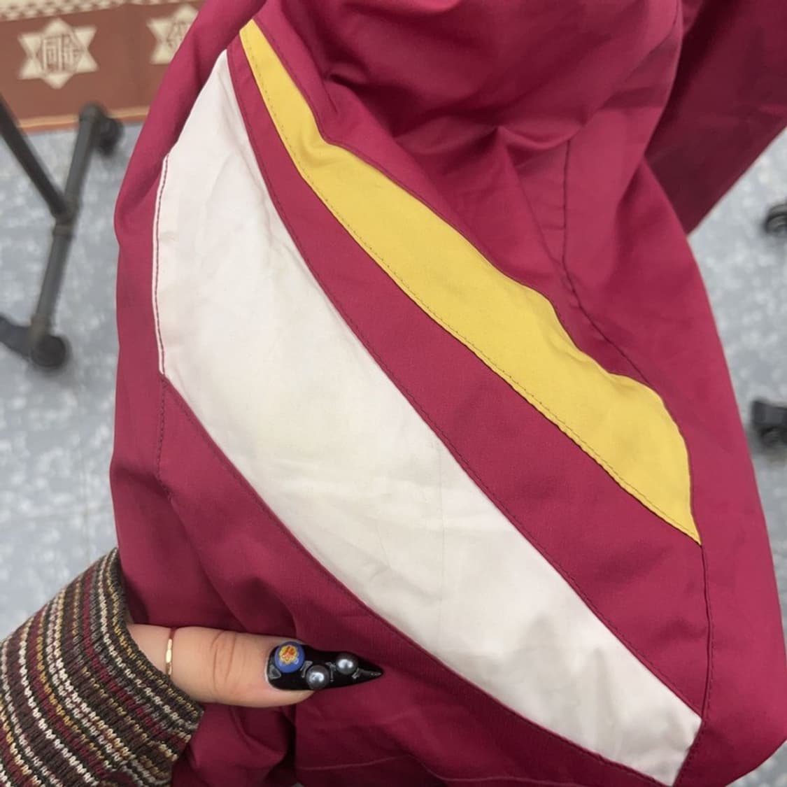 아디다스 레트로 윈터스포츠 버건디와인 점프수트 스키복 EEL C08791 상품이미지7