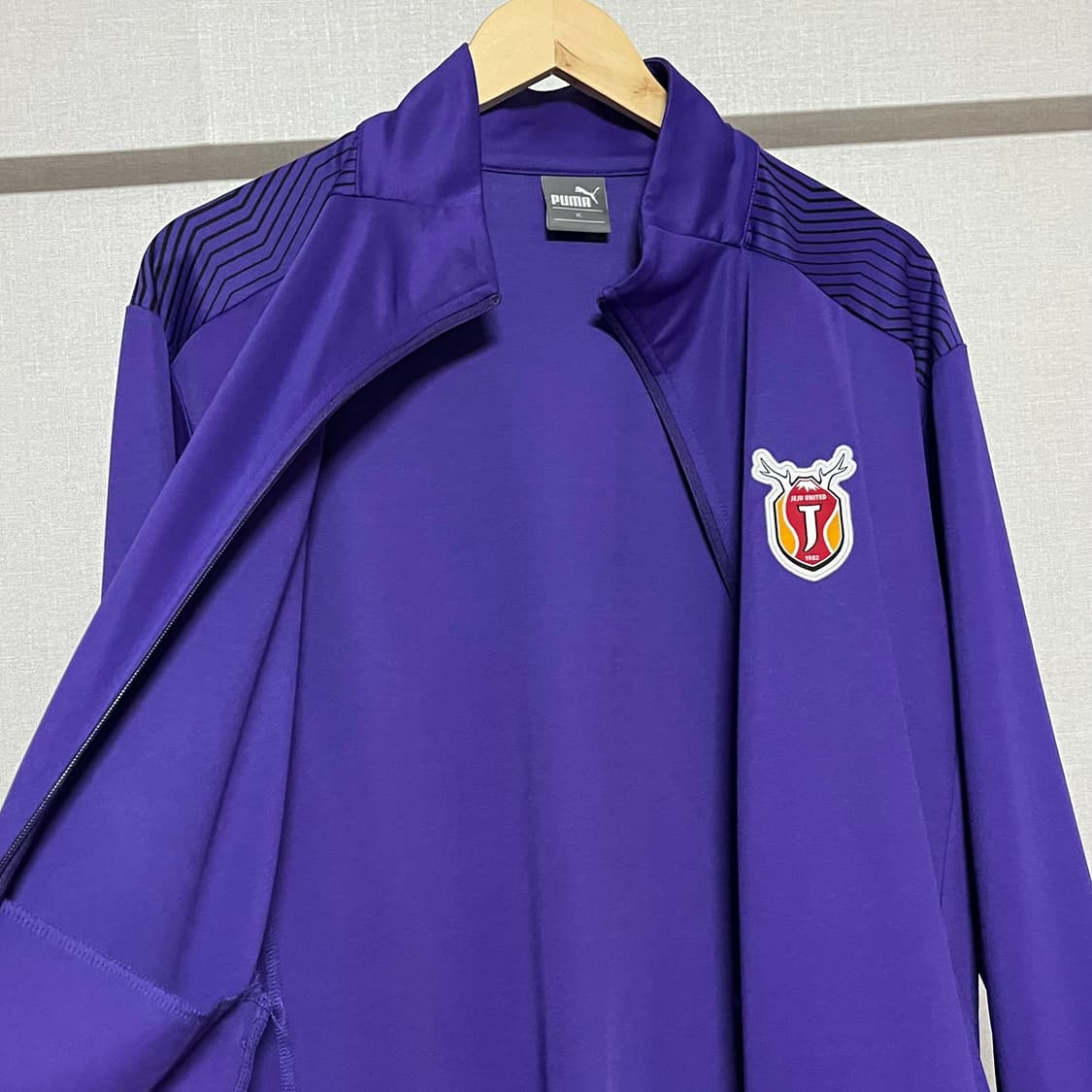 푸마 제주유나이티드 보라색 트랙탑 져지 XL 상품이미지9