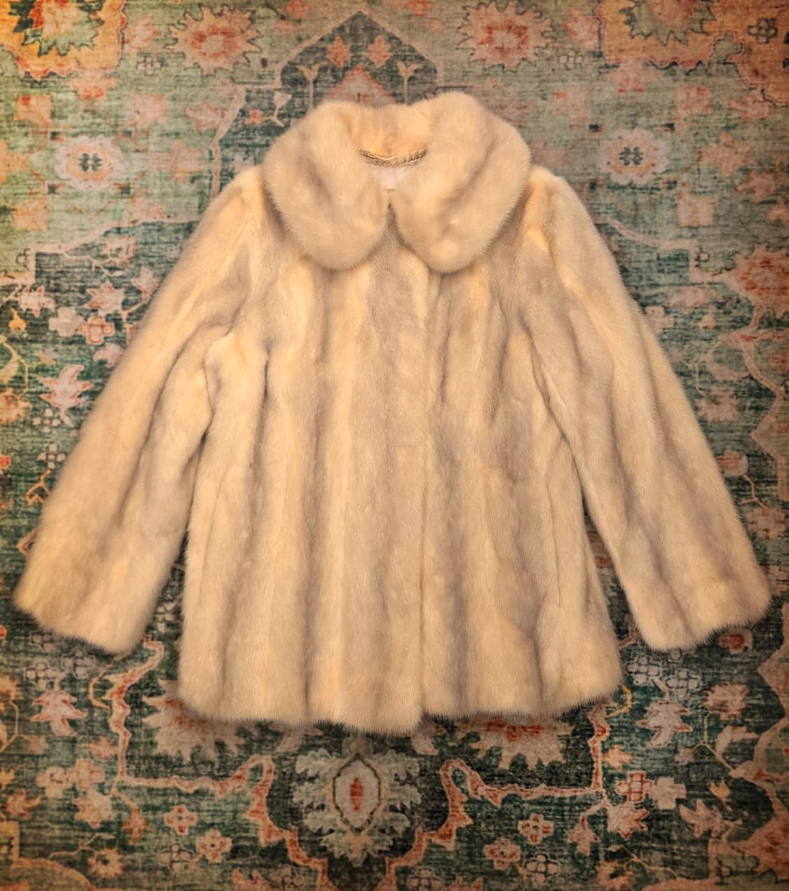 일본 80.s야마오카(Yamaoka) 밍크 모피 코트 상품이미지1