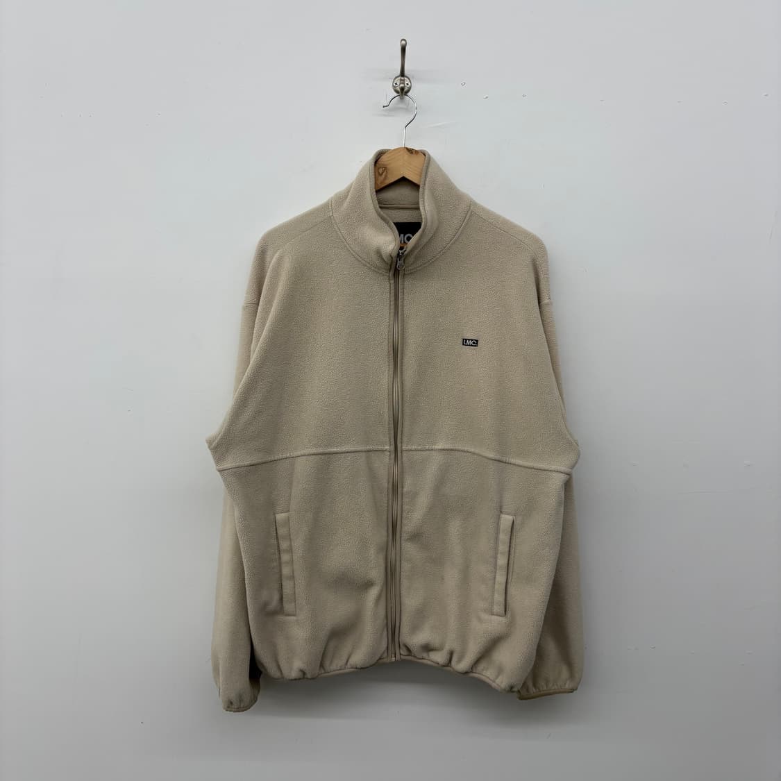LMC 엘엠씨 베이지색 플리스 집업 자켓 남/L 상품이미지1