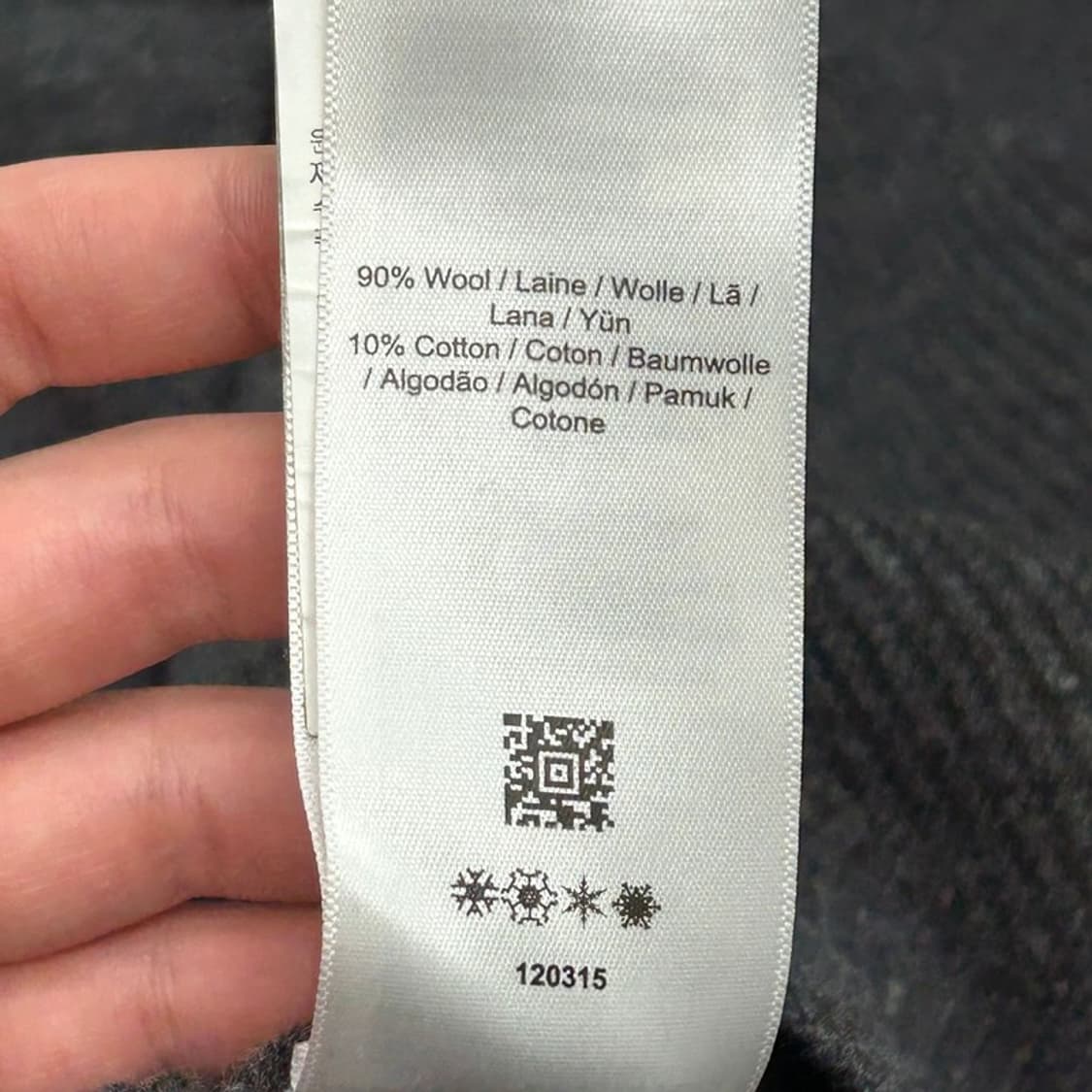 프레드페리 남성 체크 니트 차콜 M 상품이미지7