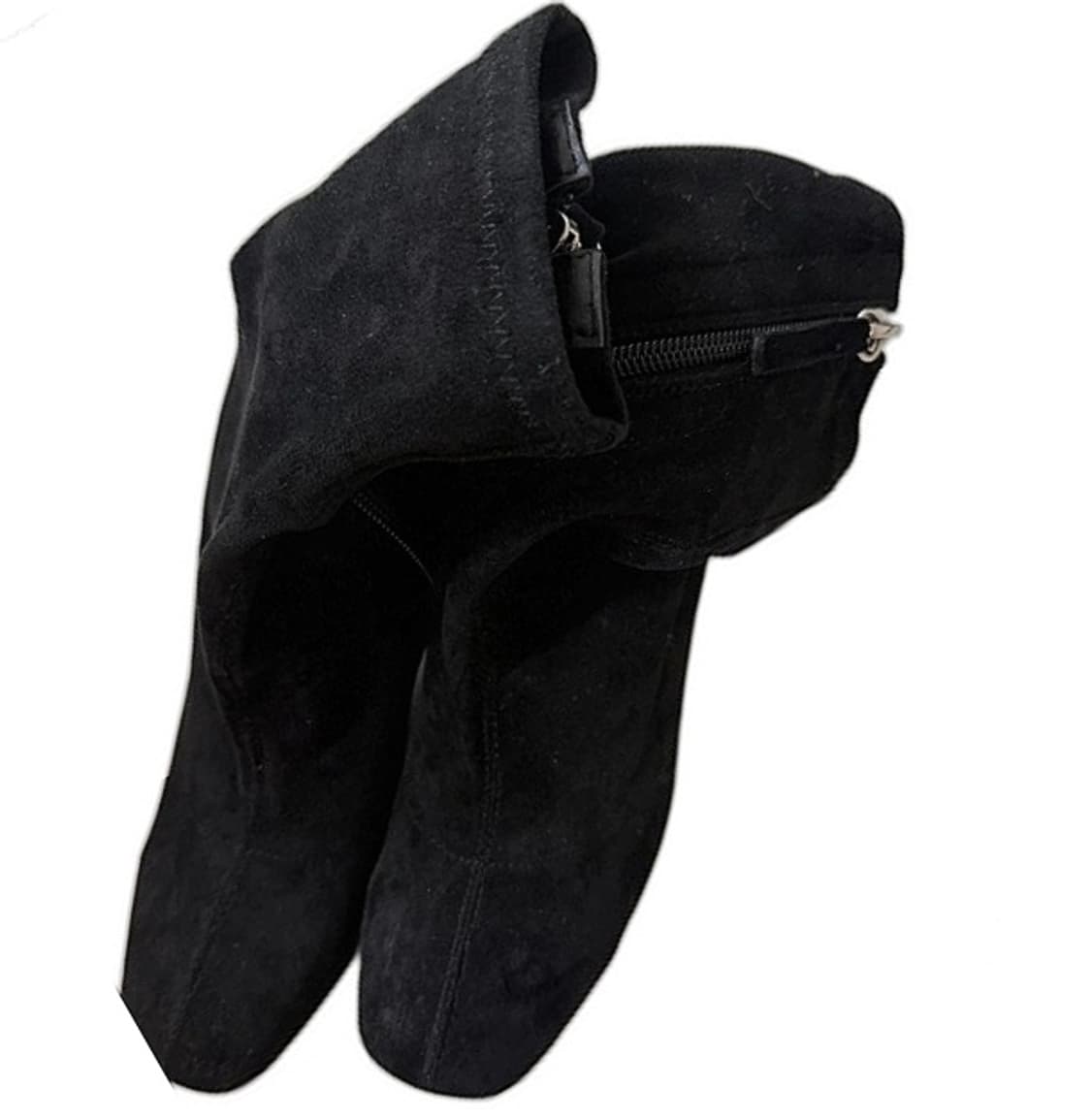 스웨이드 앵클 부츠 블랙 235 상품이미지3