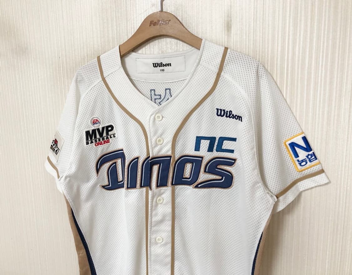 KBO 윌슨 NC다이노스 어센틱 홈유니폼/져지 100 #47 나성범 상품이미지6
