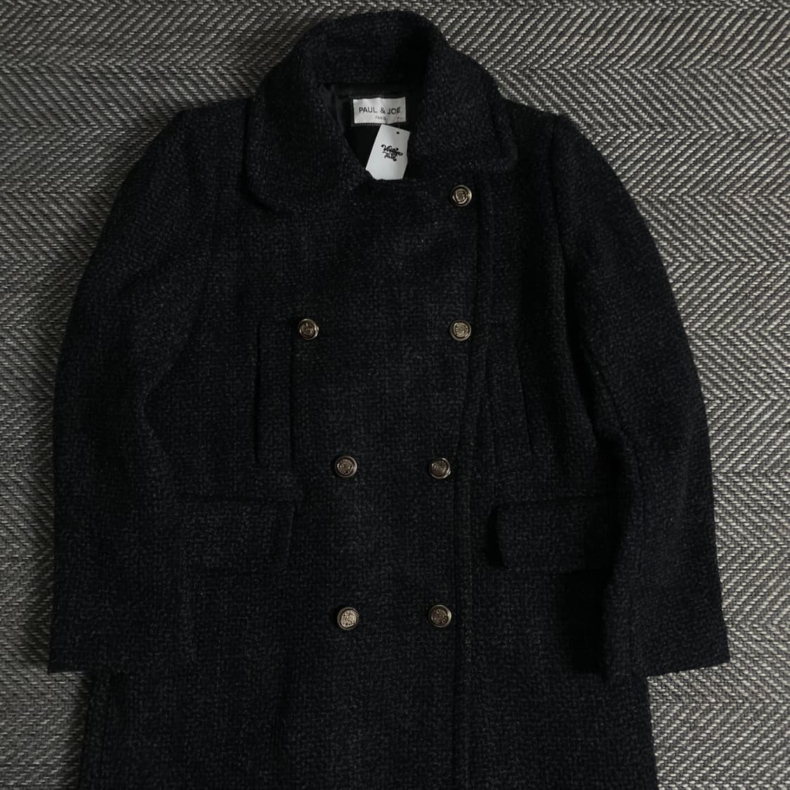 폴앤조 파리 아카이브 트위드 롱코트o 3634 상품이미지3