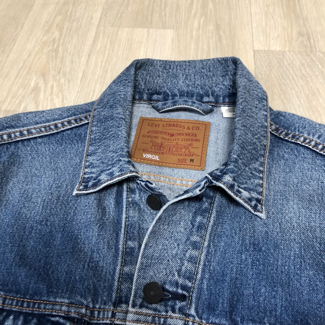 (M) 리바이스 Levi's 버질 VIRGIL 연청 데님 자켓 상품이미지4