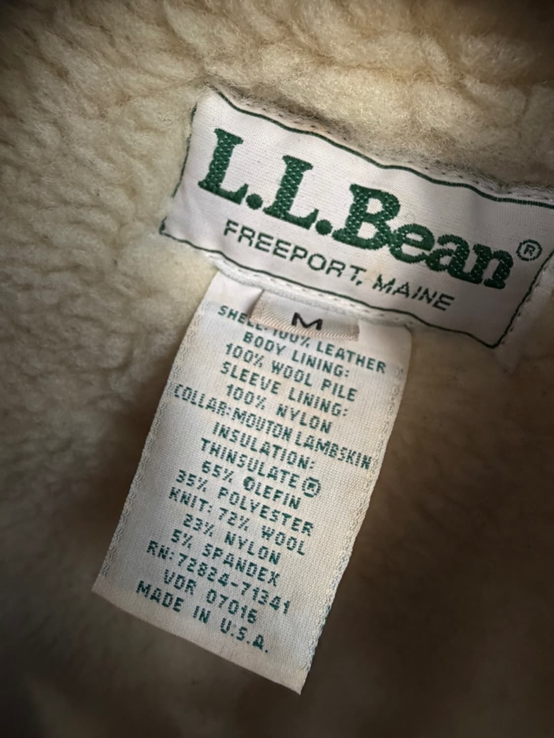 엘엘빈 G-1 플라이트 레더 봄버 자켓 상품이미지8