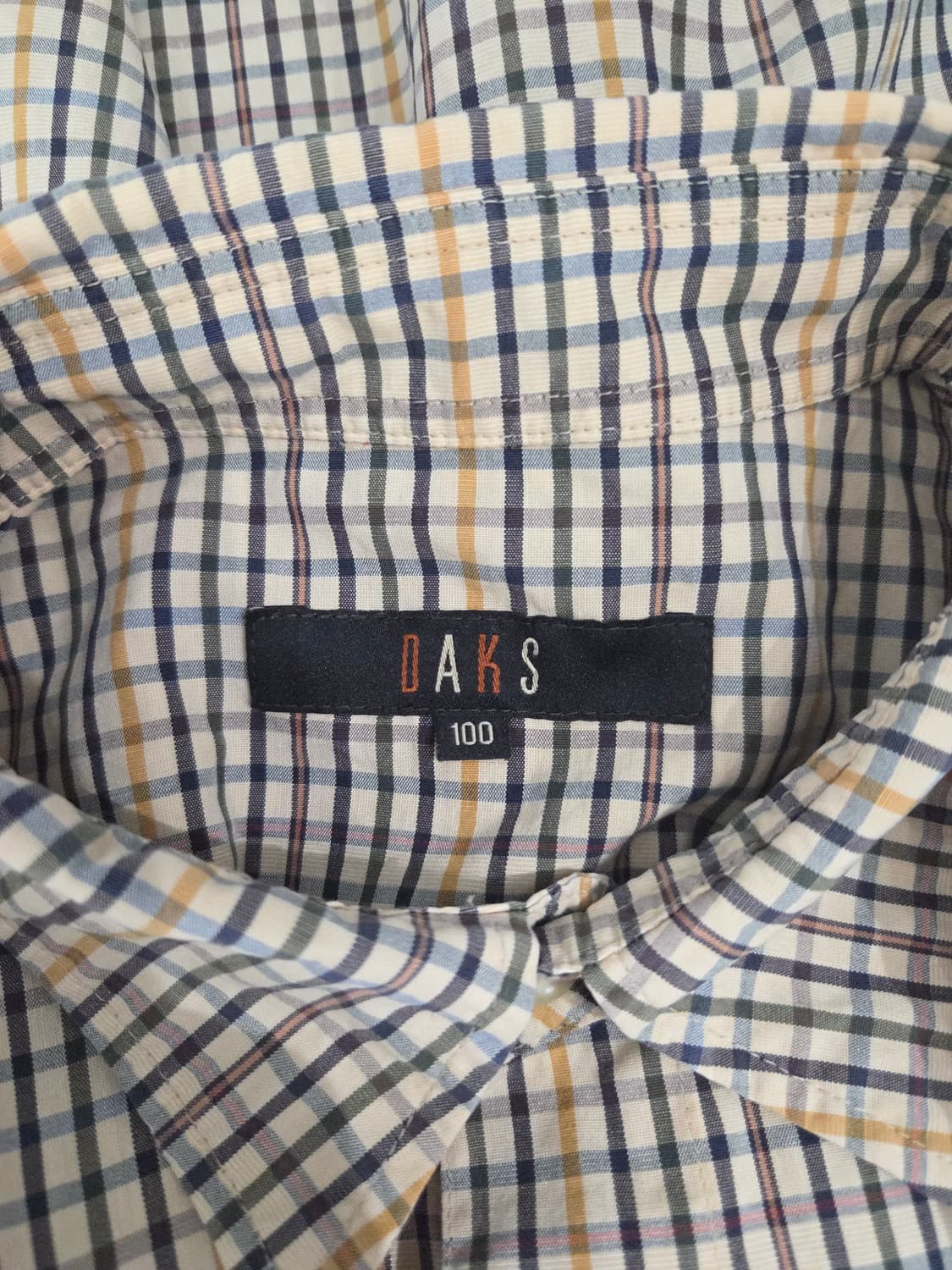 DAKS 닥스 시그니처 체크 반팔 셔츠 상품이미지7