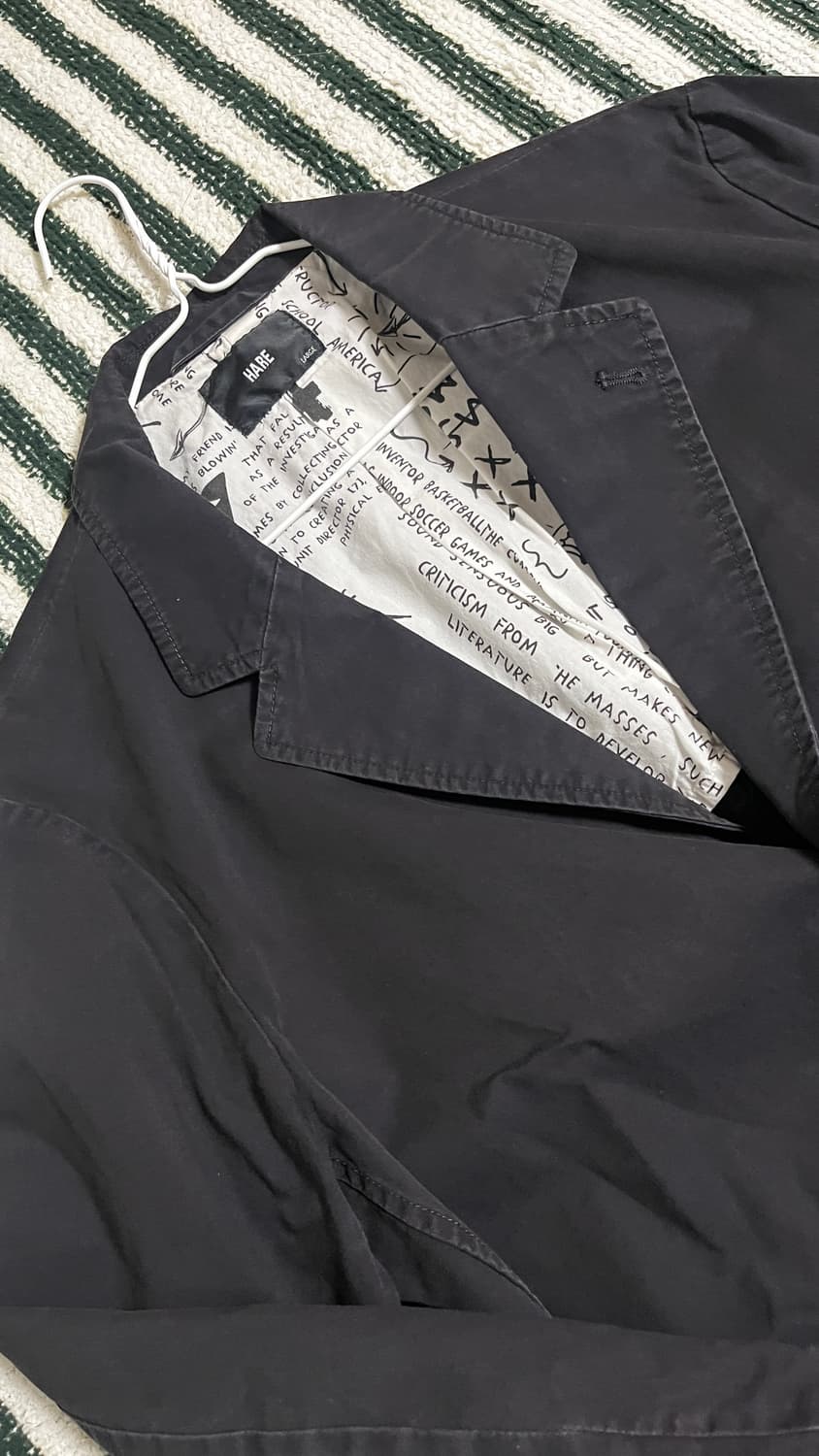 하레 면 트렌치코트 상품이미지2