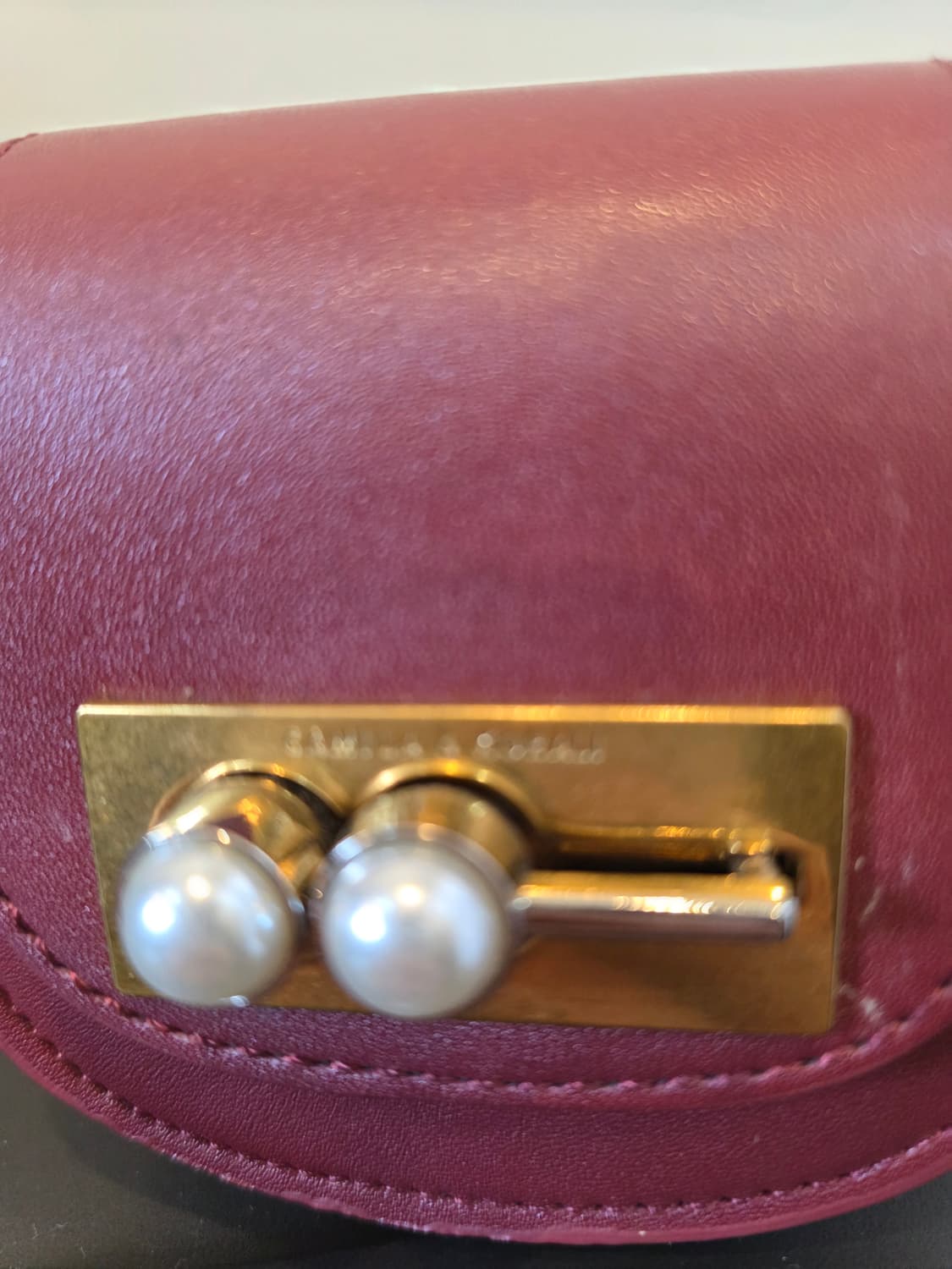 카밀라 앤  코랄리 미니 미니 체인백 버건디 상품이미지5