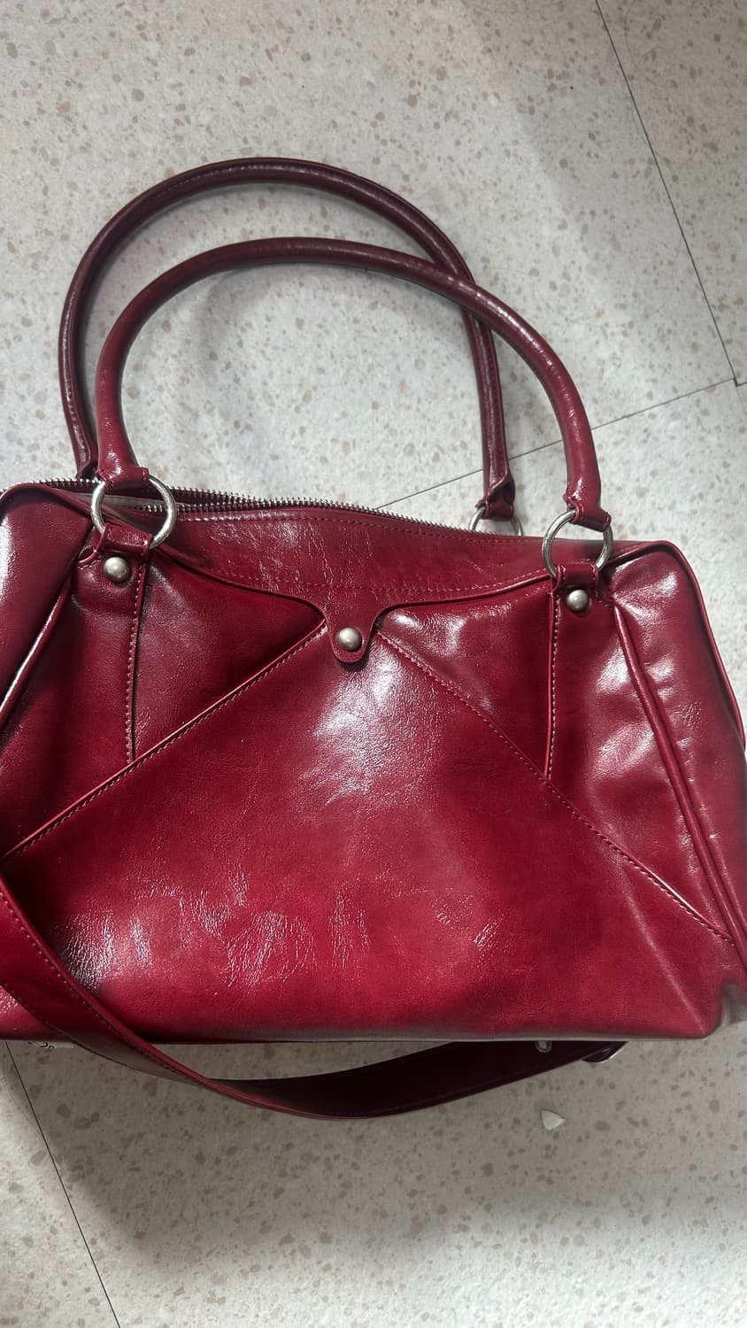 썬번프로젝트 Faux Leather M.O.S Bag 상품이미지3