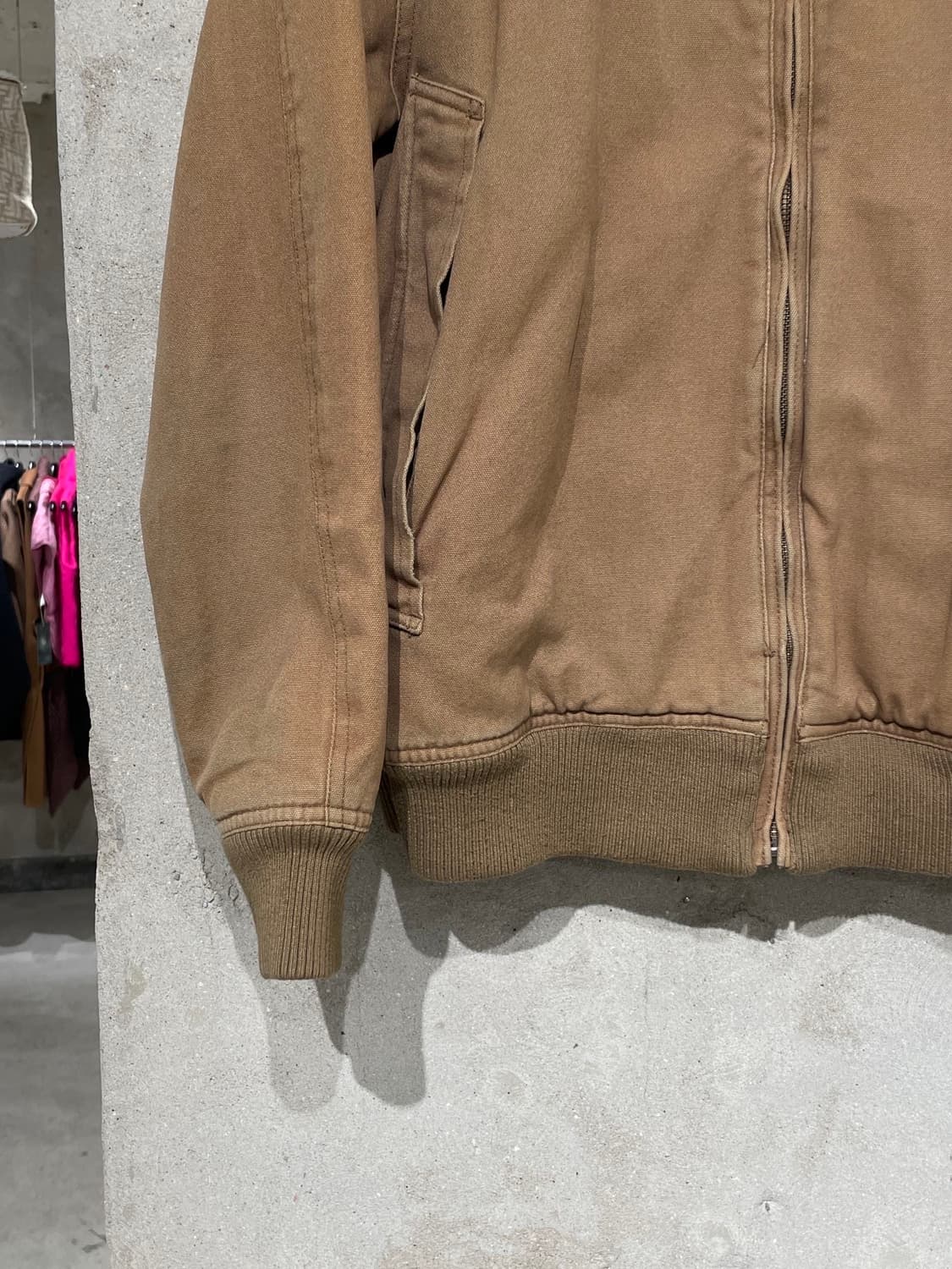 dkny 카키 코튼 집업 자켓 상품이미지4