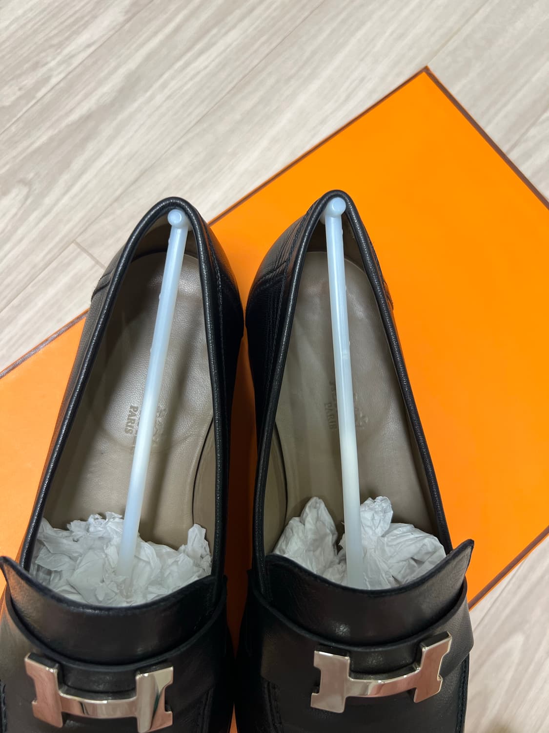 에르메스 / 파리로퍼 은장 블랙 / 40 상품이미지7