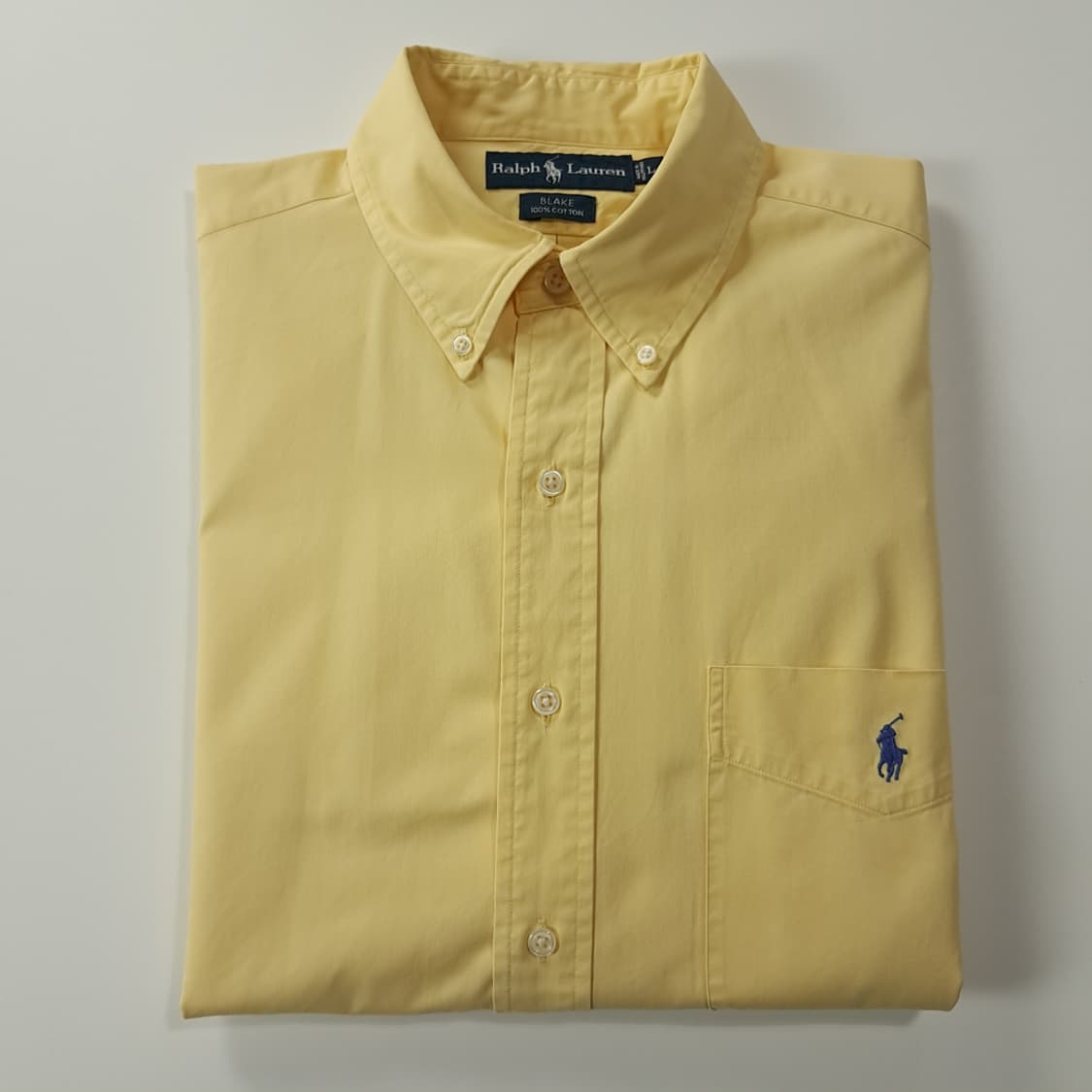 CK328 L 폴로 90s 블레이크 레몬옐로우 셔츠 남방 상품이미지7