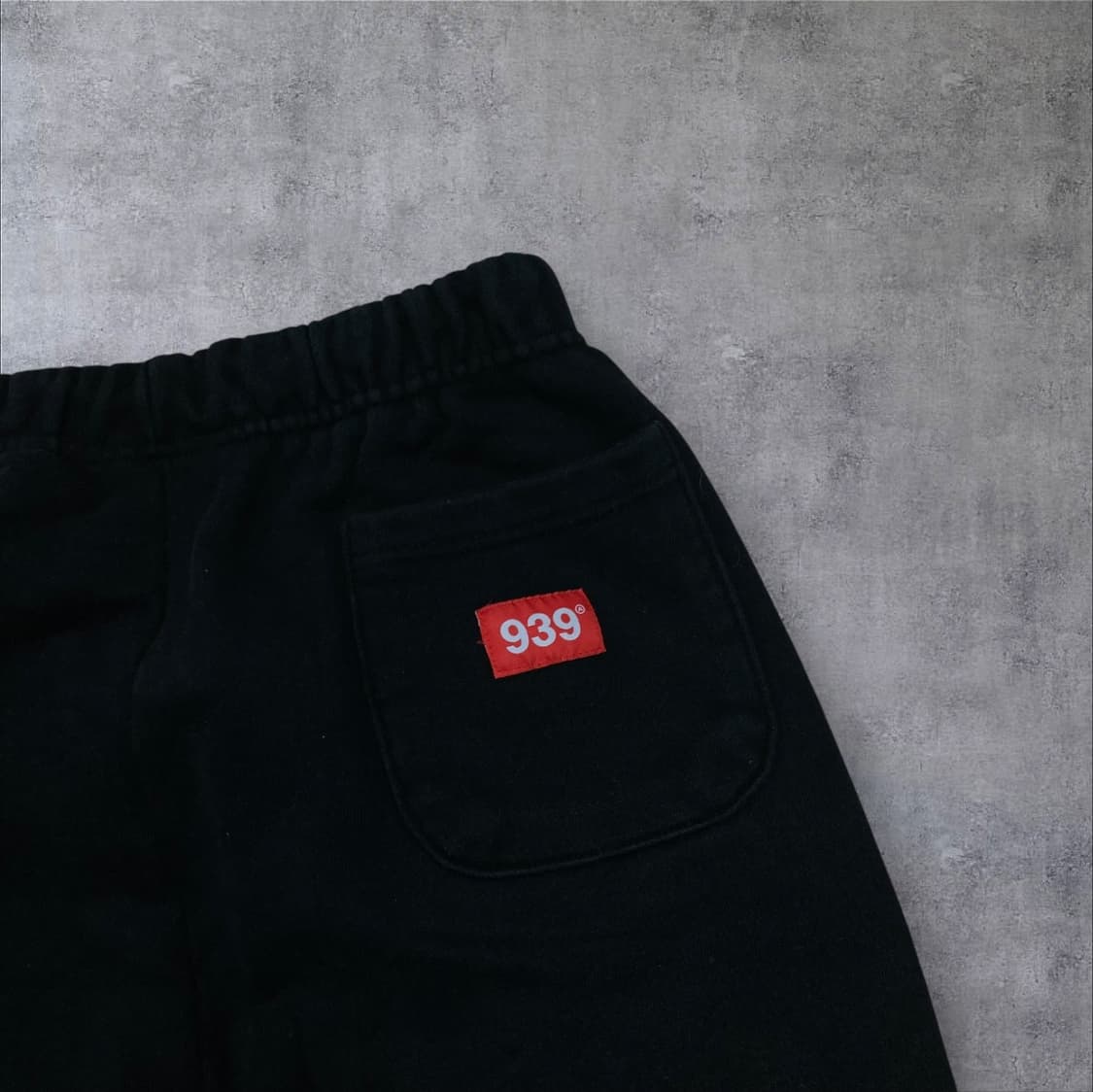아카이브 볼드 939 로고 블랙 스웻 팬츠 상품이미지4