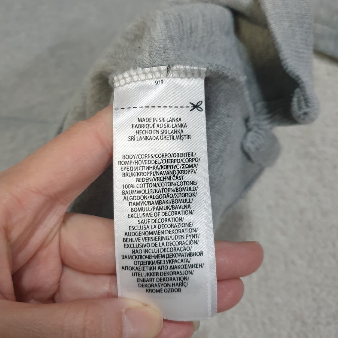 폴로 랄프로렌 반집업 맨투맨 그레이 s 상품이미지6