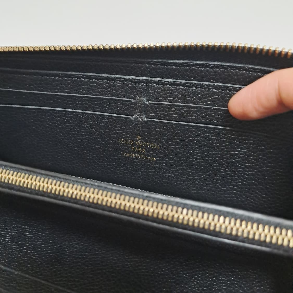 [100%/정품] 루이비통 앙프렝뜨 클레망스 장지갑 블랙, 루이비통지갑 상품이미지7