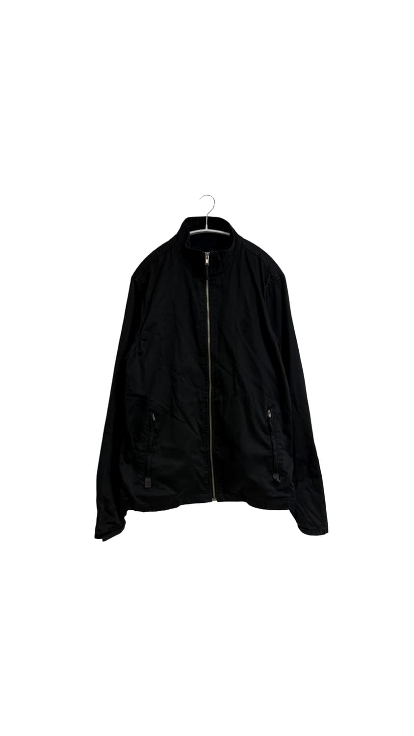 스투시 블랙 코튼 집업 자켓 상품이미지1