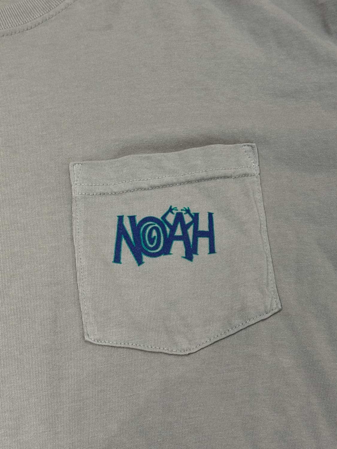 노아(NOAH) 그레이 카오스 반팔 티셔츠 XL 상품이미지5