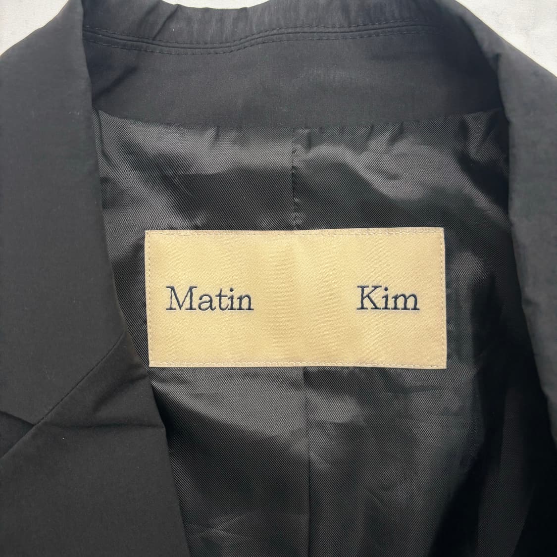 마뗑킴 링클 포인트 블랙 자켓 OS 상품이미지7