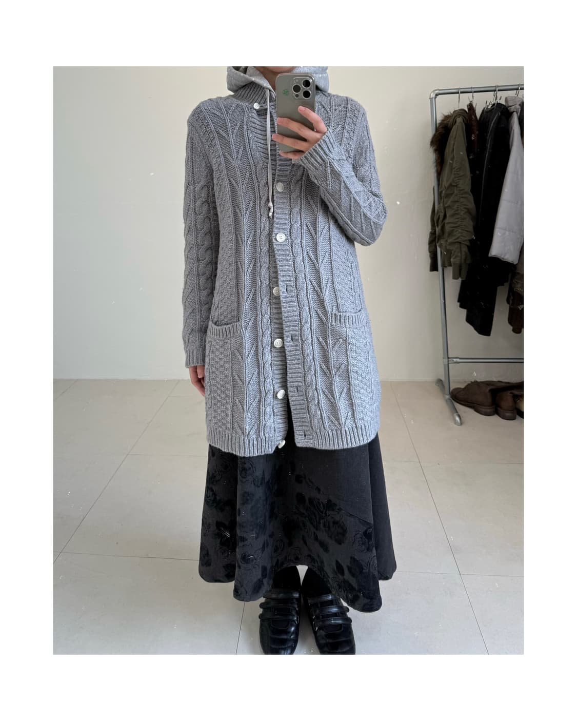 빈티지 울 가디건 상품이미지4