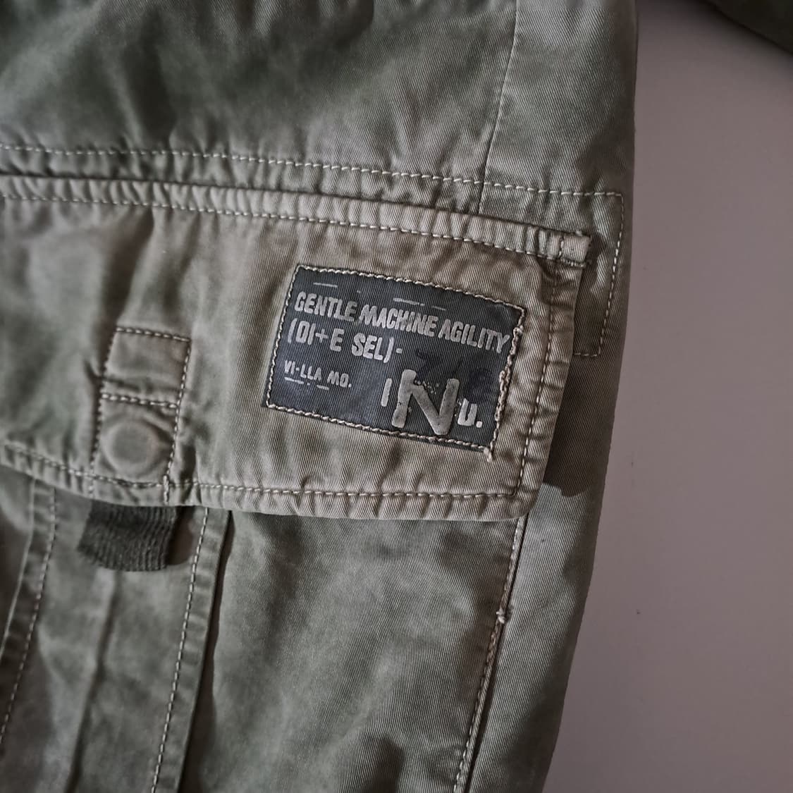 (택포) 디젤 가먼트 워싱 피쉬테일 야상 XL B371 상품이미지8