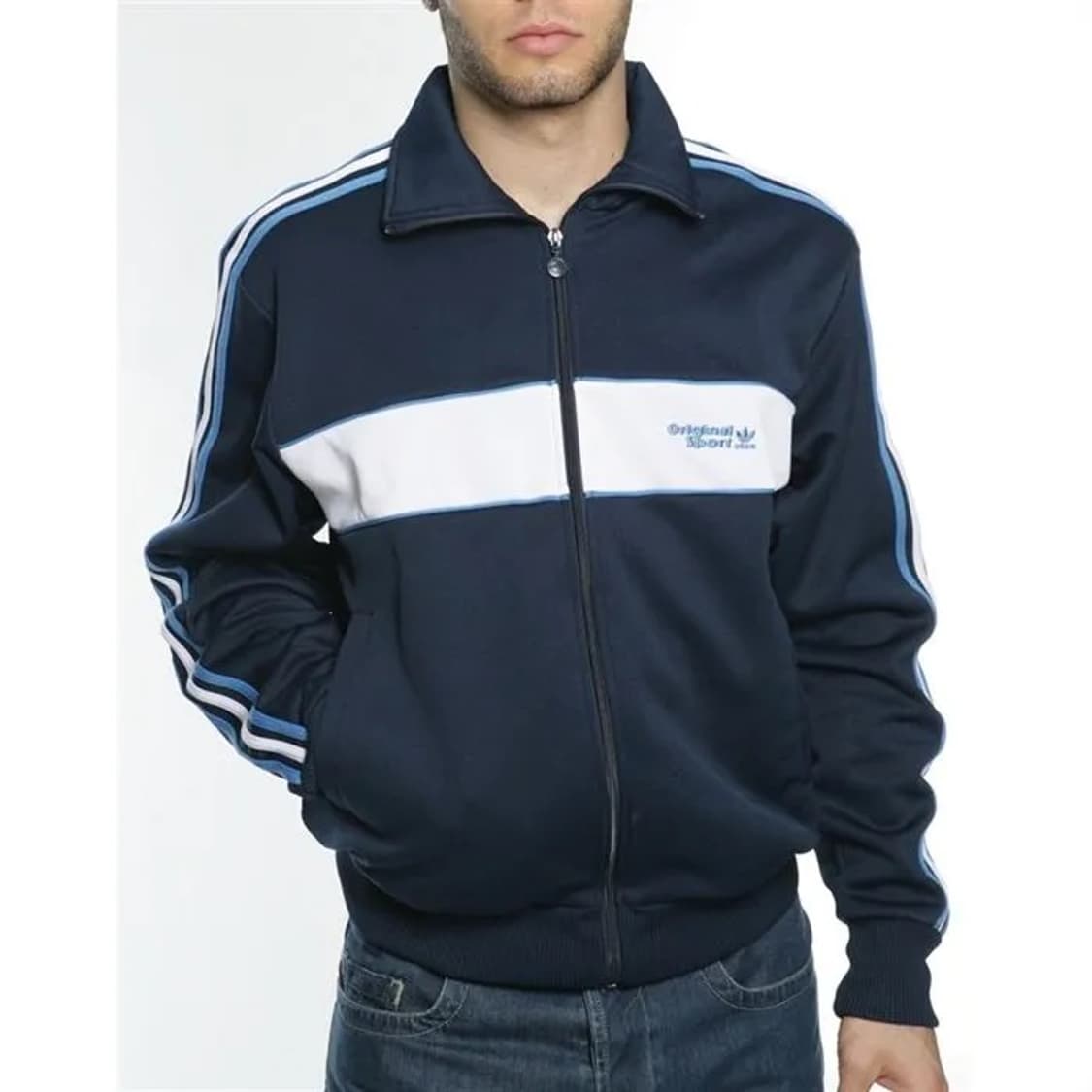 올드 아디다스 오리지널 스포츠 2006 돌고래 져지 L (100) 상품이미지9