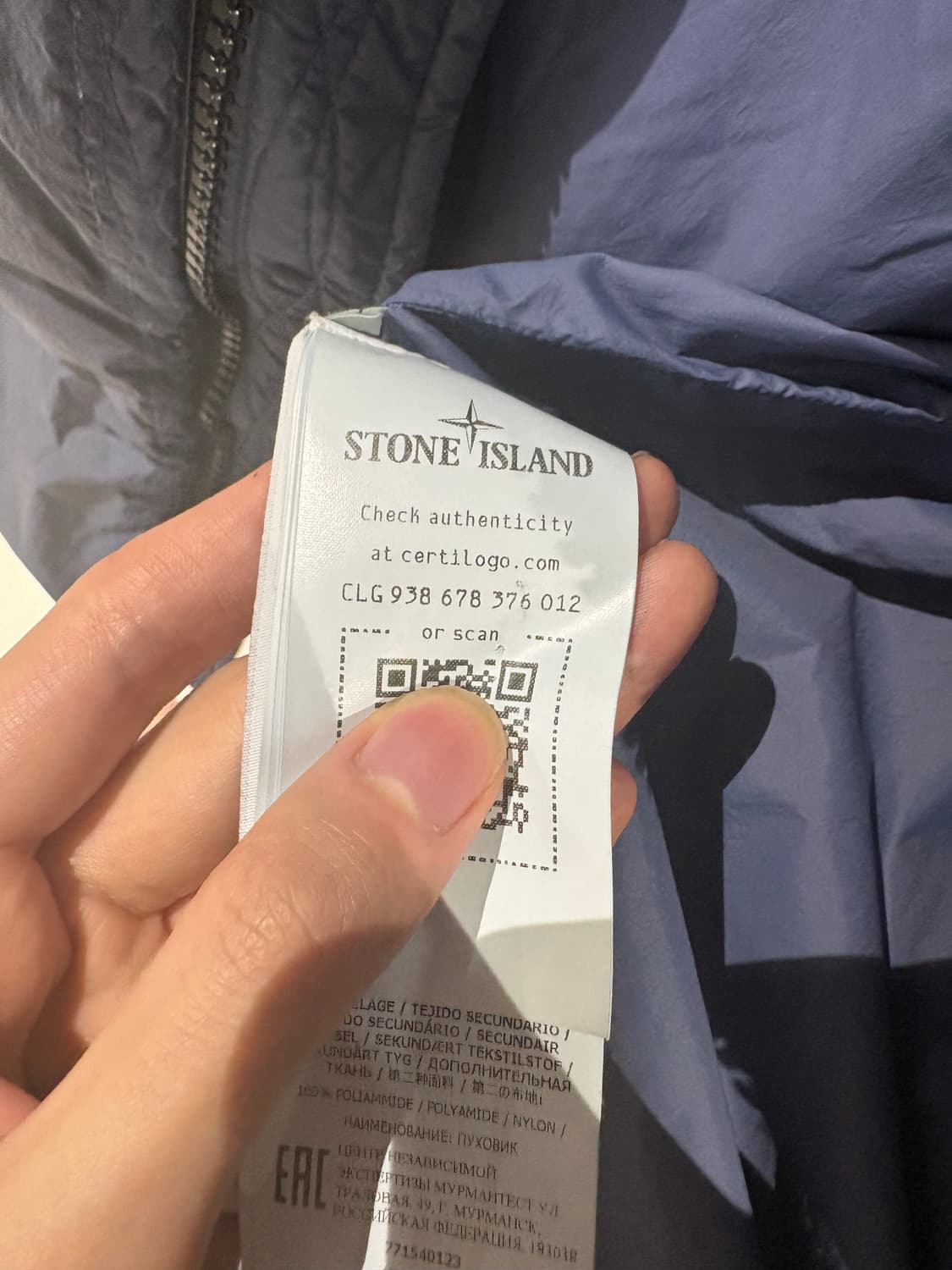 22FW 스톤아일랜드 크링클랩스 패딩 XXL 상품이미지4