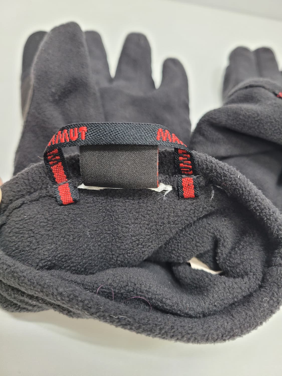 마무트 플리스 방한 장갑 등산 장갑 / 남 M 블랙 상품이미지8