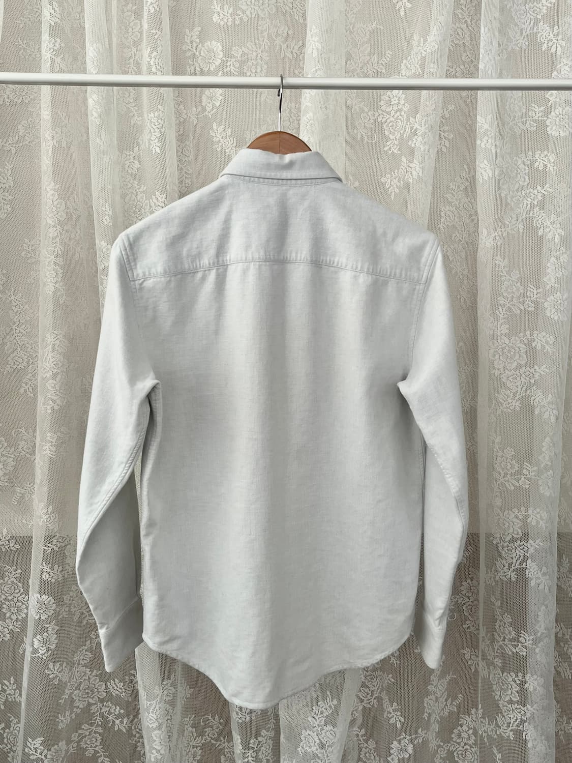 S) 클럽모나코 슬림핏 도톰 셔츠 스카이블루 상품이미지2