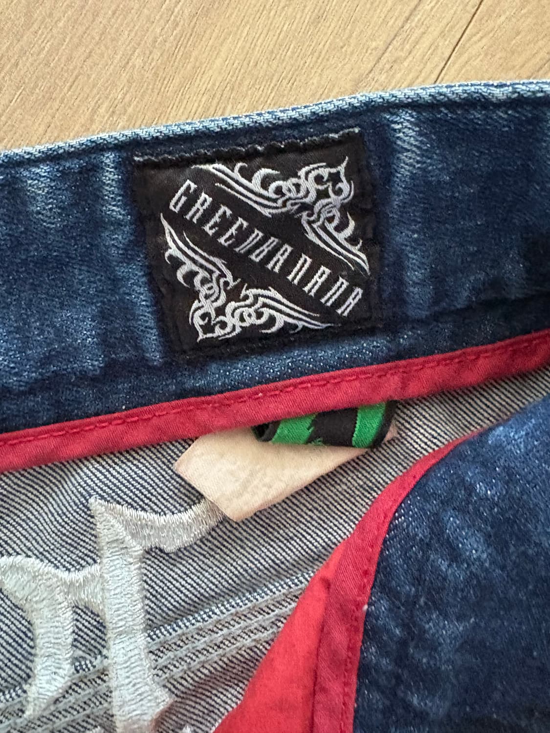 GREEN BANANA 자수 바지 상품이미지4