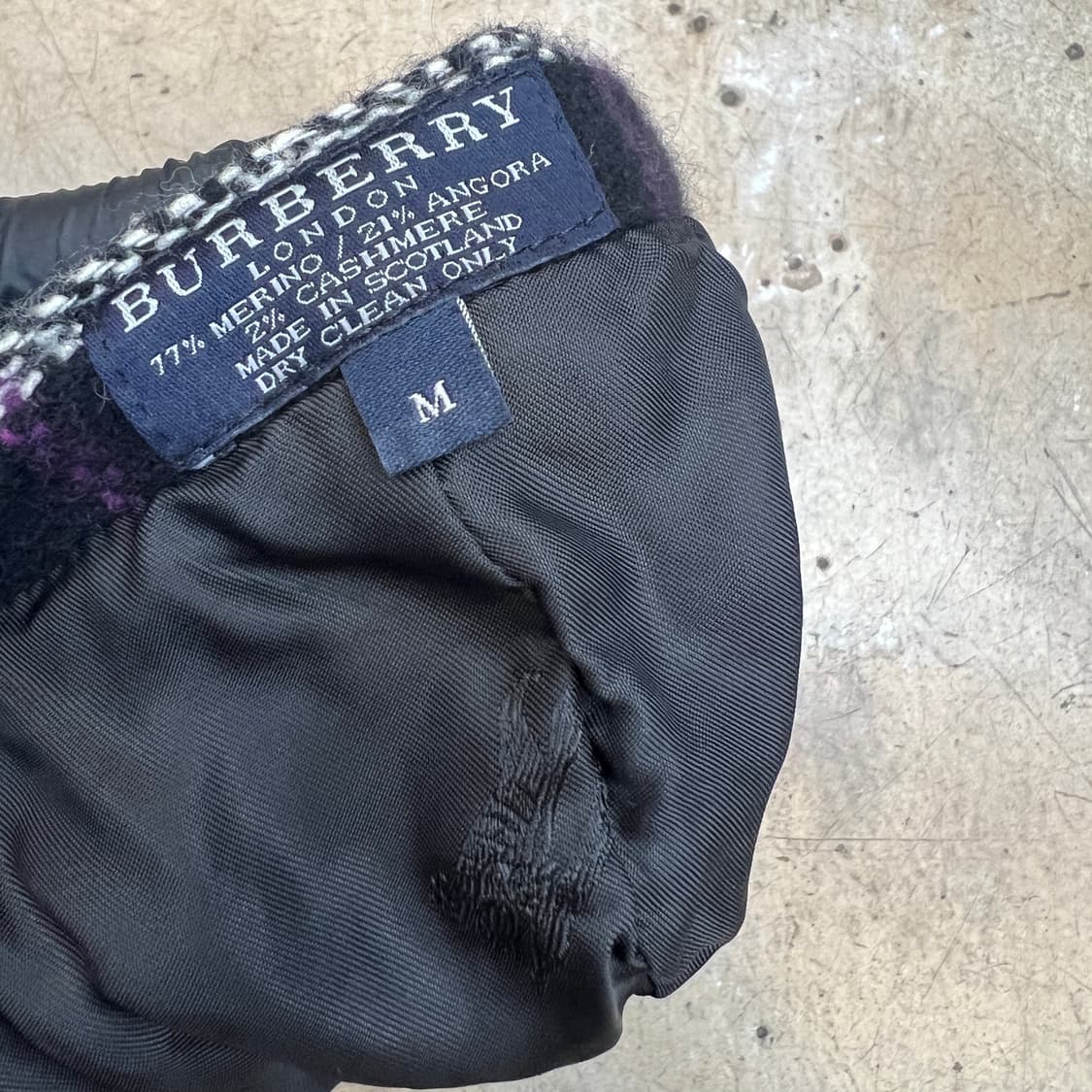 버버리 트위드 뉴스보이 캡 상품이미지5