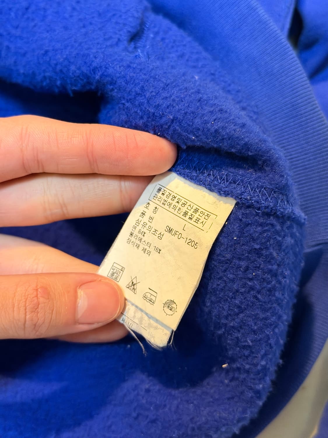 폴로 랄프로렌 빅포니 후드티 블루 상품이미지3