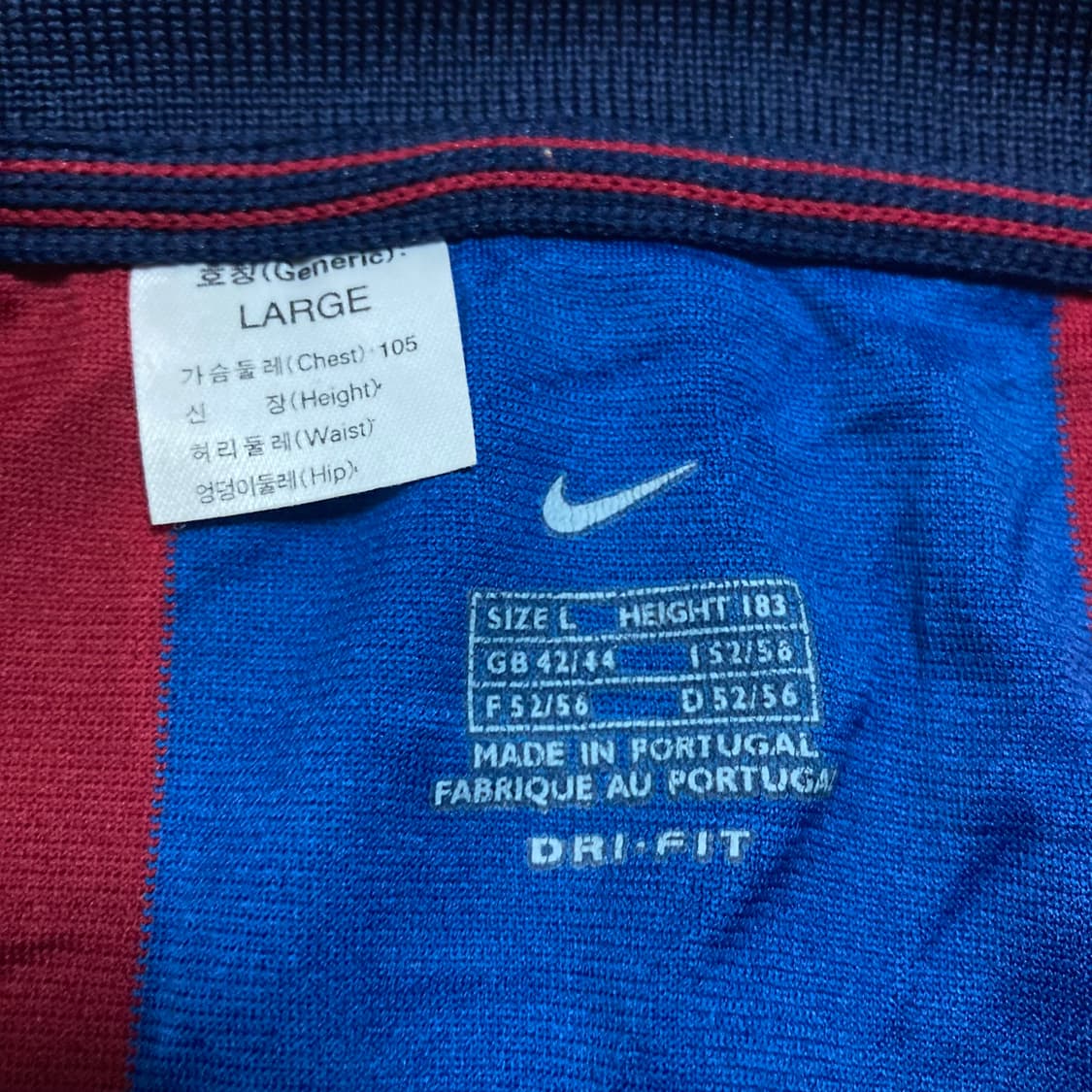 나이키 FC바르셀로나 01-02 홈 유니폼 상품이미지6