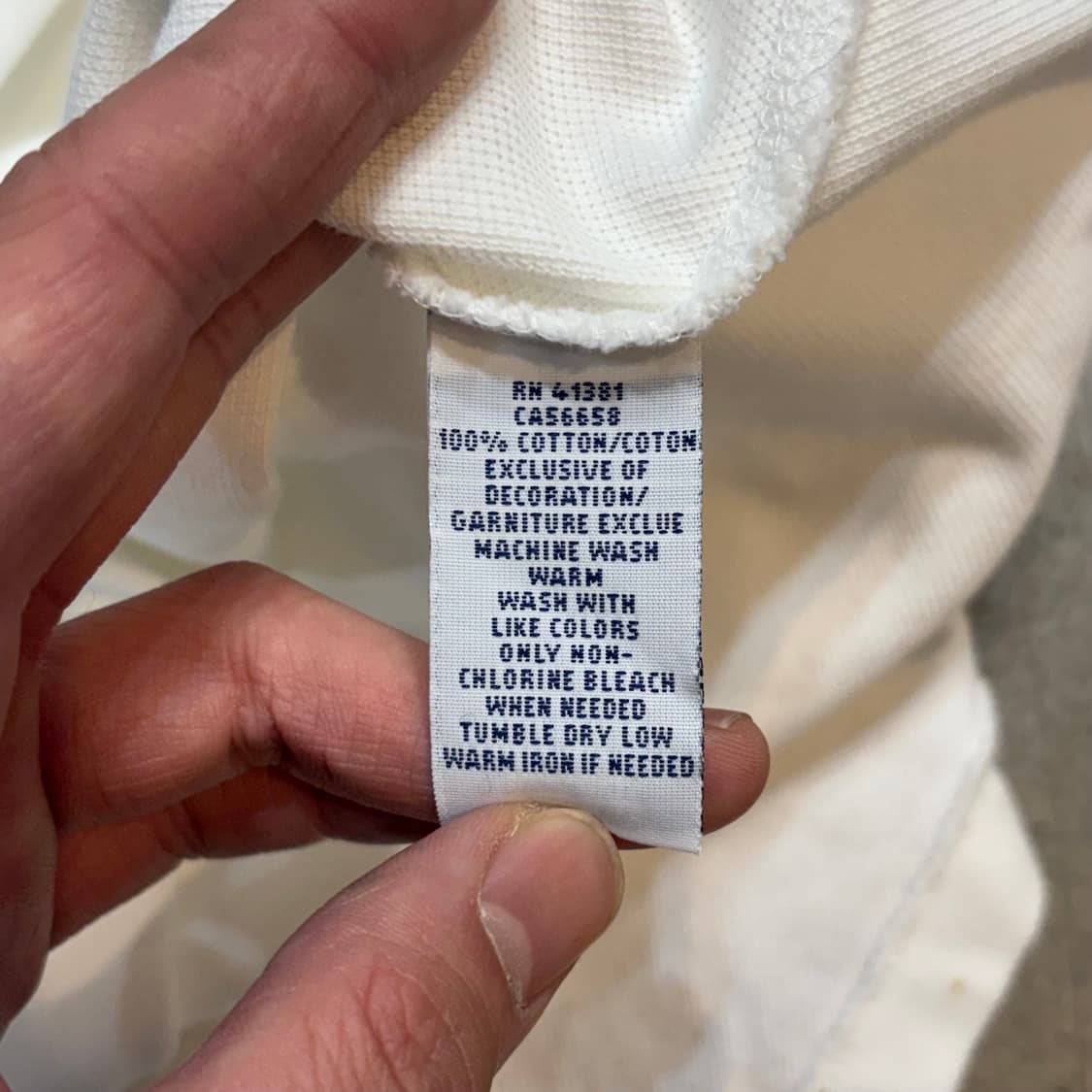 S 폴로랄프로렌 커스텀핏 화이트 카라 반팔 티셔츠  상품이미지6