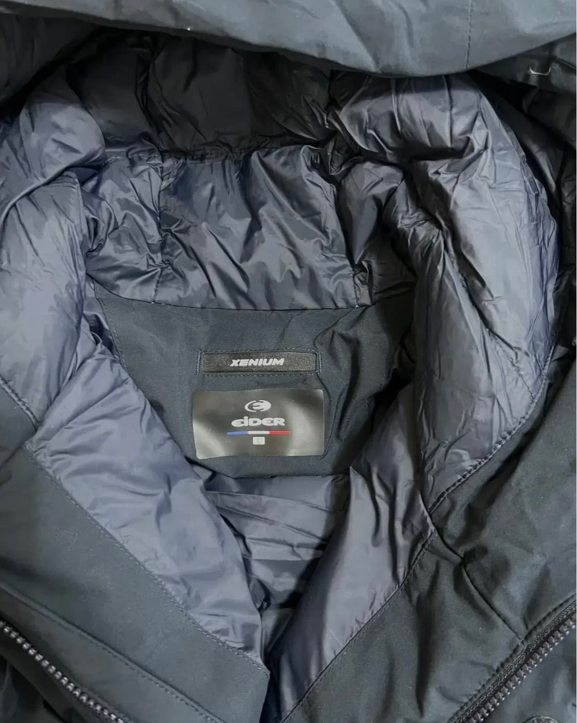 아이더 남성 블랙 구스다운패딩점퍼 후드점퍼 L 상품이미지5