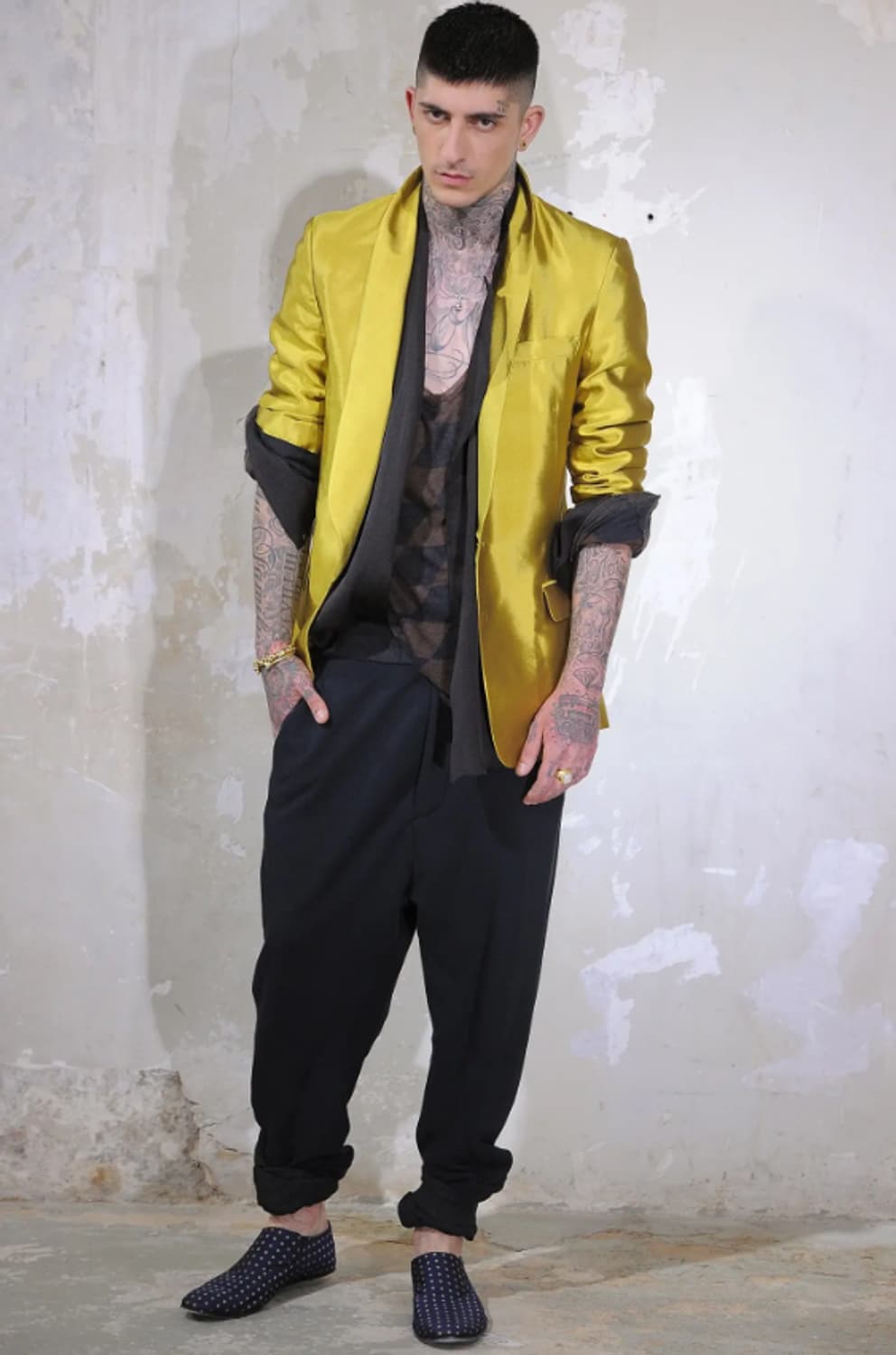 (14SS 런웨이)하이더 아커만 폴카닷 더비 슈즈 상품이미지3