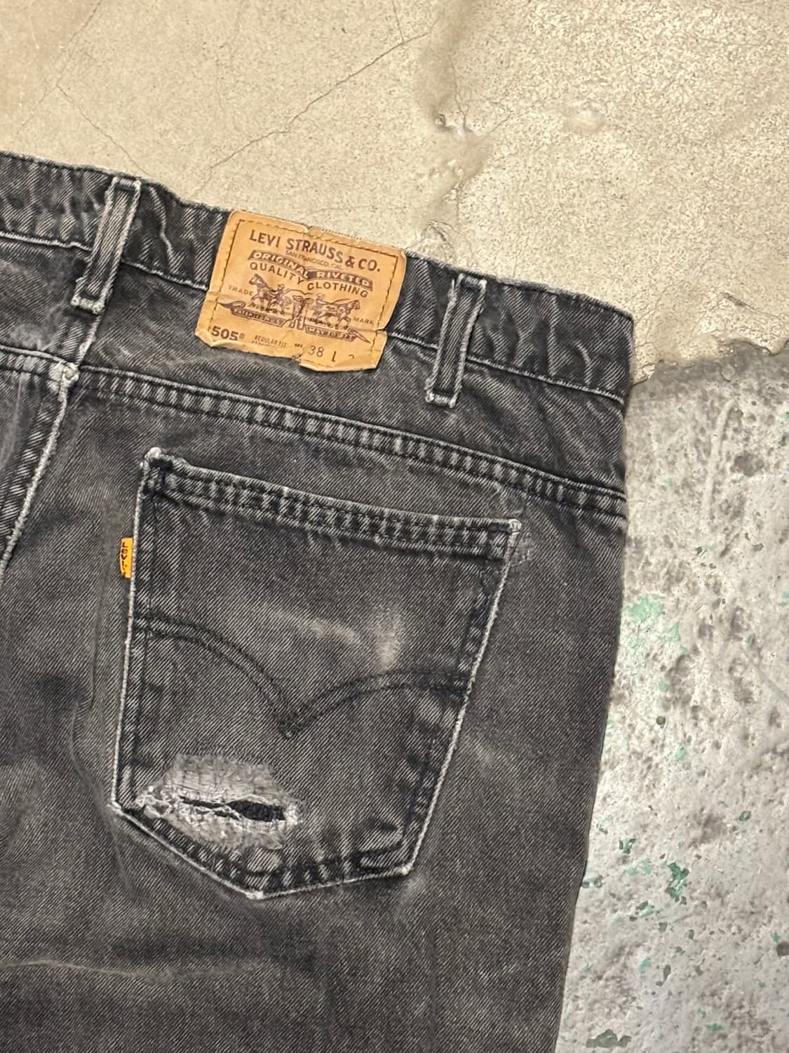 90's MADE IN USA 🇺🇸 리바이스 505 오렌지탭 상품이미지10