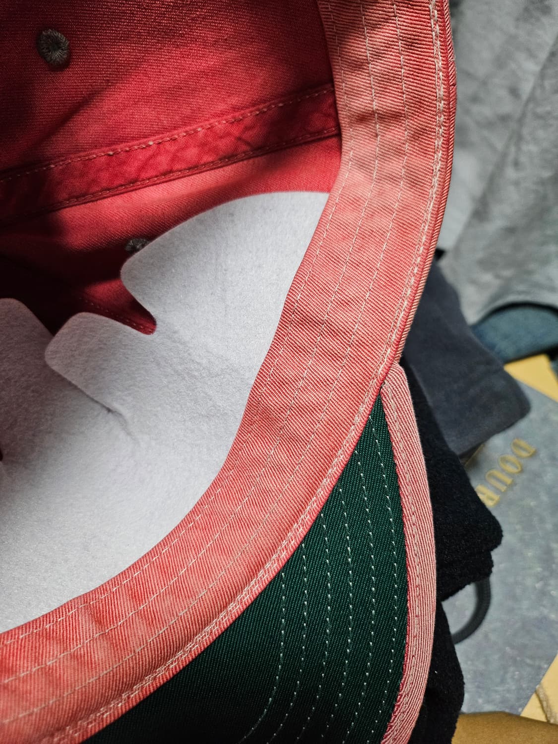 RRL 윙로고 볼캡 핑크 더블알엘 가먼트다잉 볼캡 상품이미지6